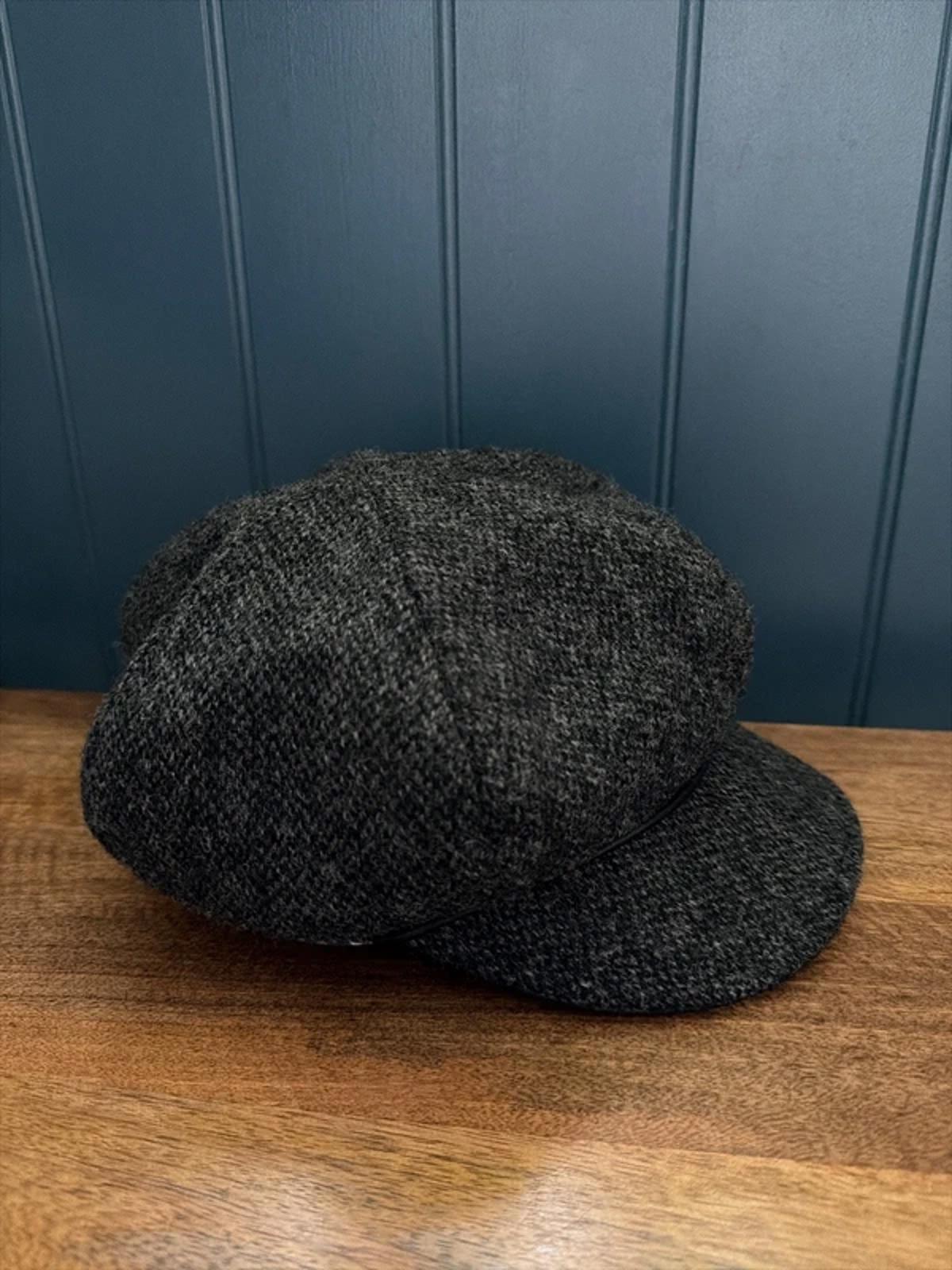 Women’s Barbour Premium Wool Baker Boy Hat In Grey - Small - 3229