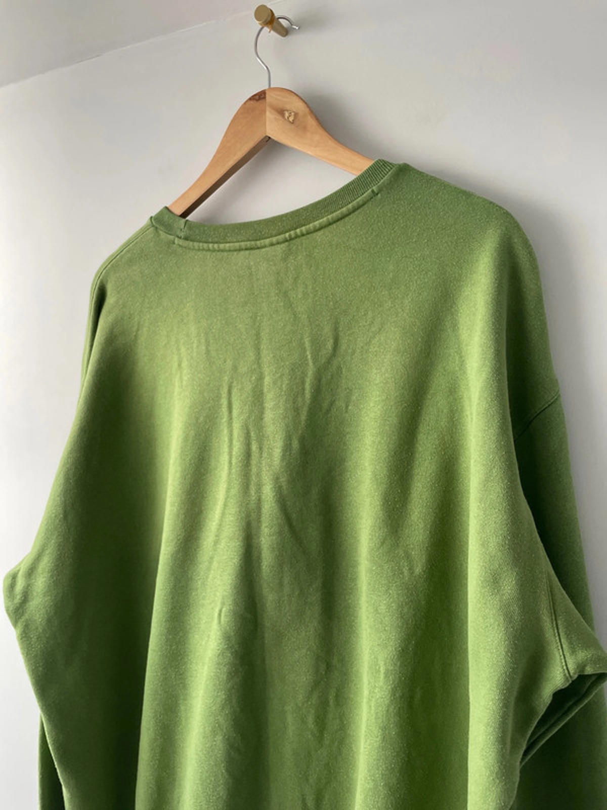 Men’s Champion Crew Neck Long Sleeve Jumper In Khaki - XLarge - 2237