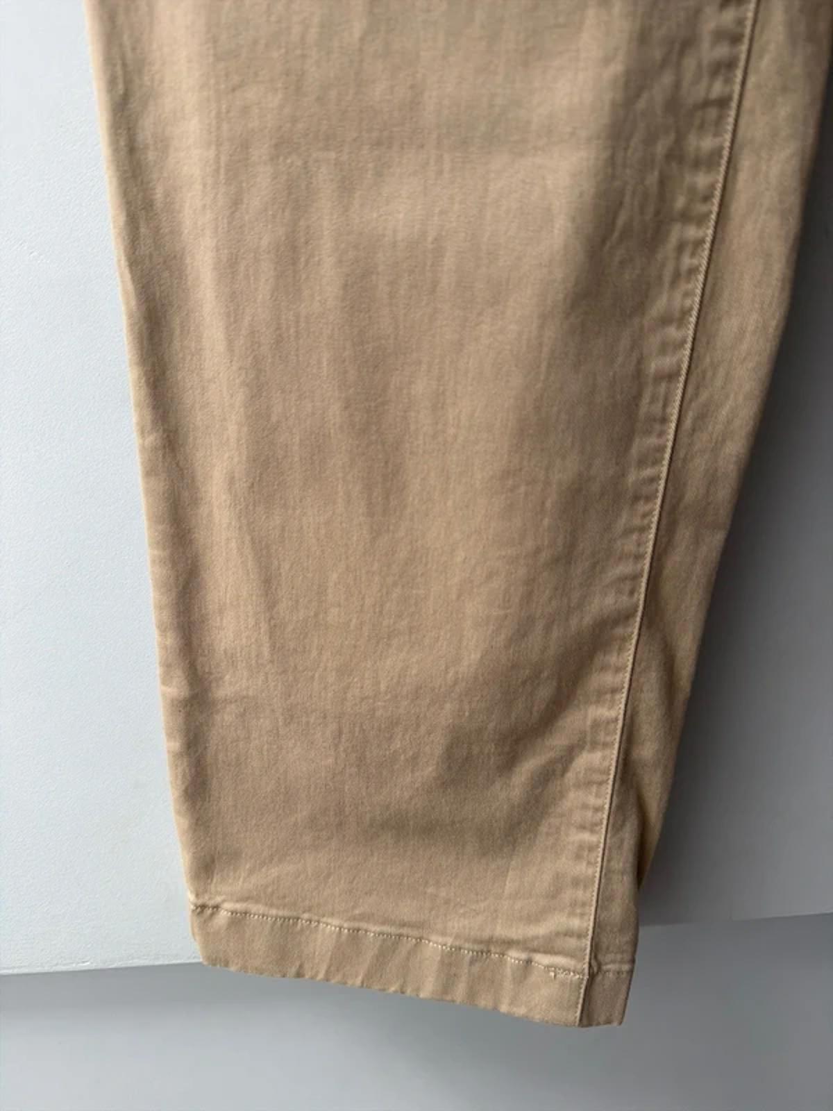 Men’s Lacoste Straight Leg Elasticated Waist Chino Trousers In Beige - W32/L30 - 3246