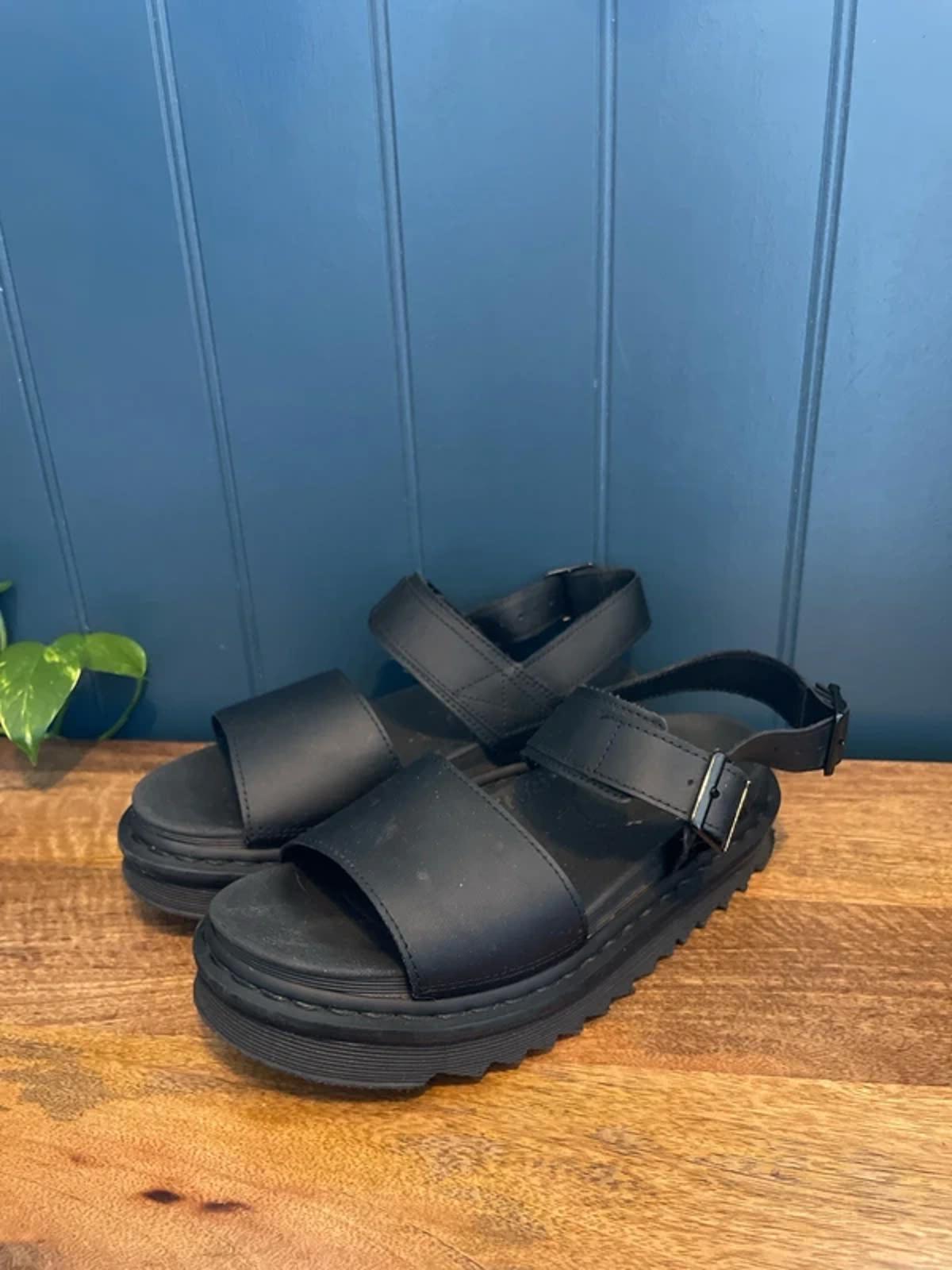 Women’s Dr Martens Voss Chunky Sole Sandals in Black - UK6 - 3053
