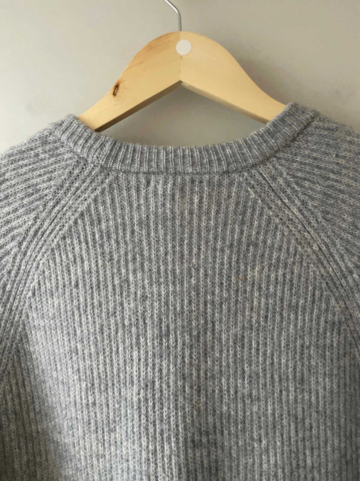 Men’s Reiss Premium Wool And Alpaca Crew Neck Ribbed Jumper In Grey - Small - 2534