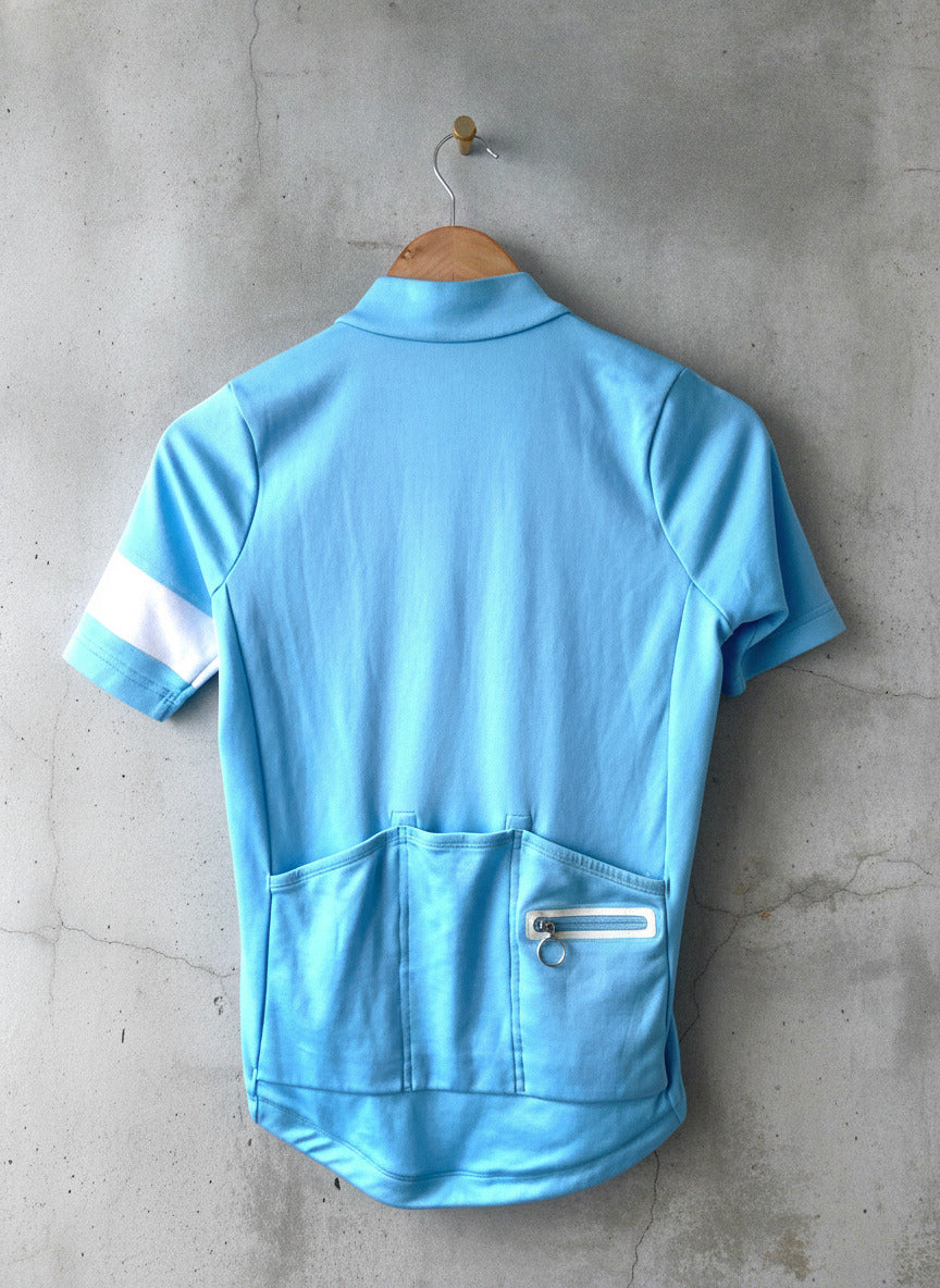 Men’s Rapha Classic Cycling Jersey Merino Wool In Light Blue - XSmall - 2212