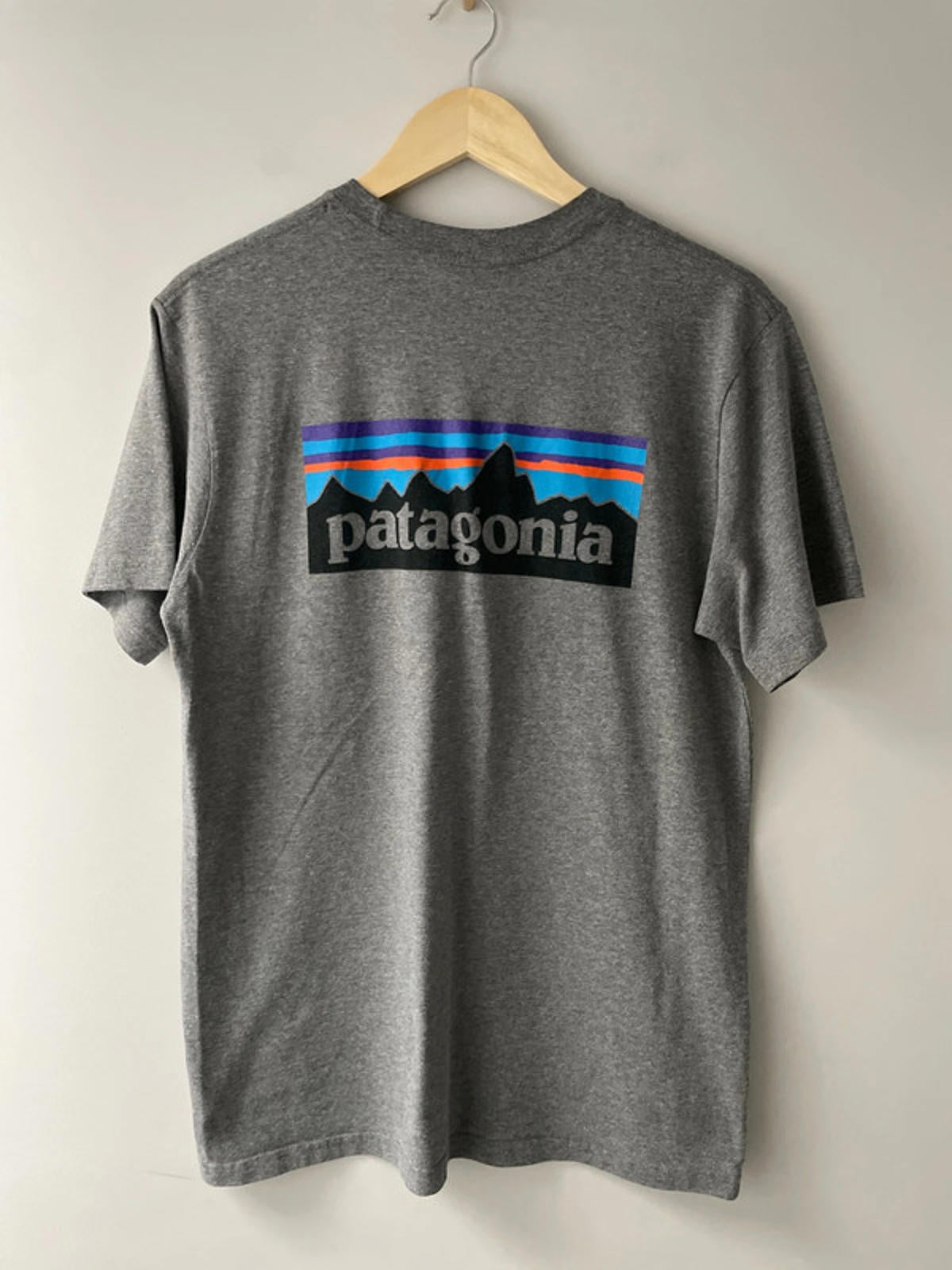 Men’s Patagonia Crew Neck Printed T-shirt In Grey - Medium - 2343