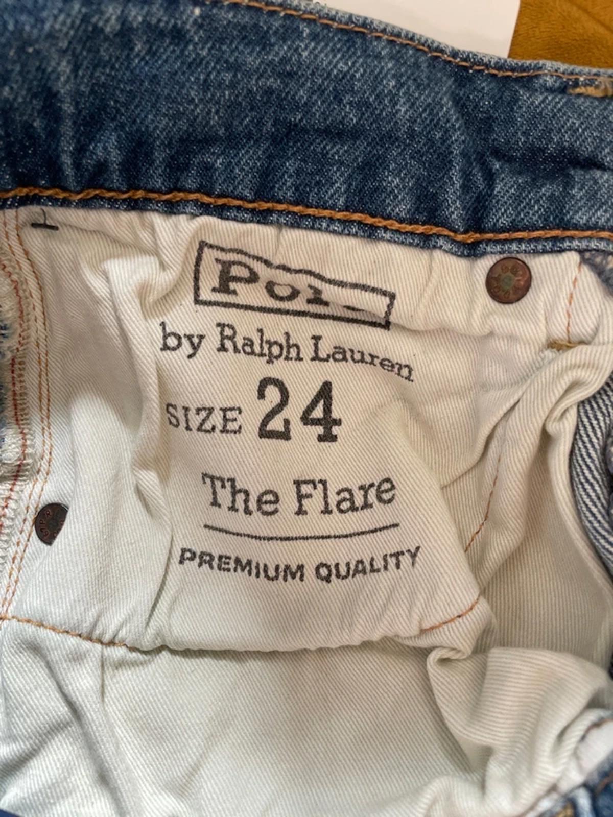 Women’s Ralph Lauren Regular Fit Flared Jeans In Navy Blue - W24/L34 - 3075