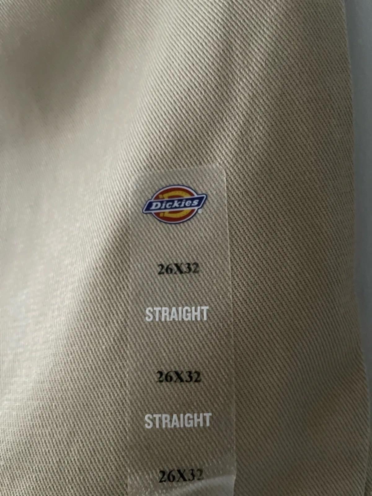 Women’s Dickies Double Knee Straight Fit Work Pant Chino in Beige - W26/L32-2955
