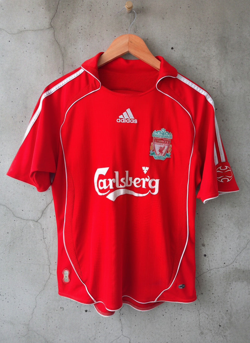 Men's Liverpool FC 2006/08 Season Home Football Shirt Jersey - Small -3601