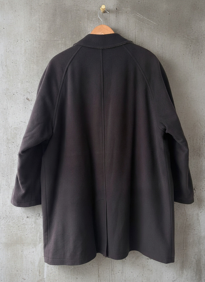 Mens Ninos Wool & Cashmere Blend Oversized Fit Overcoat In Grey - XLarge - 3792