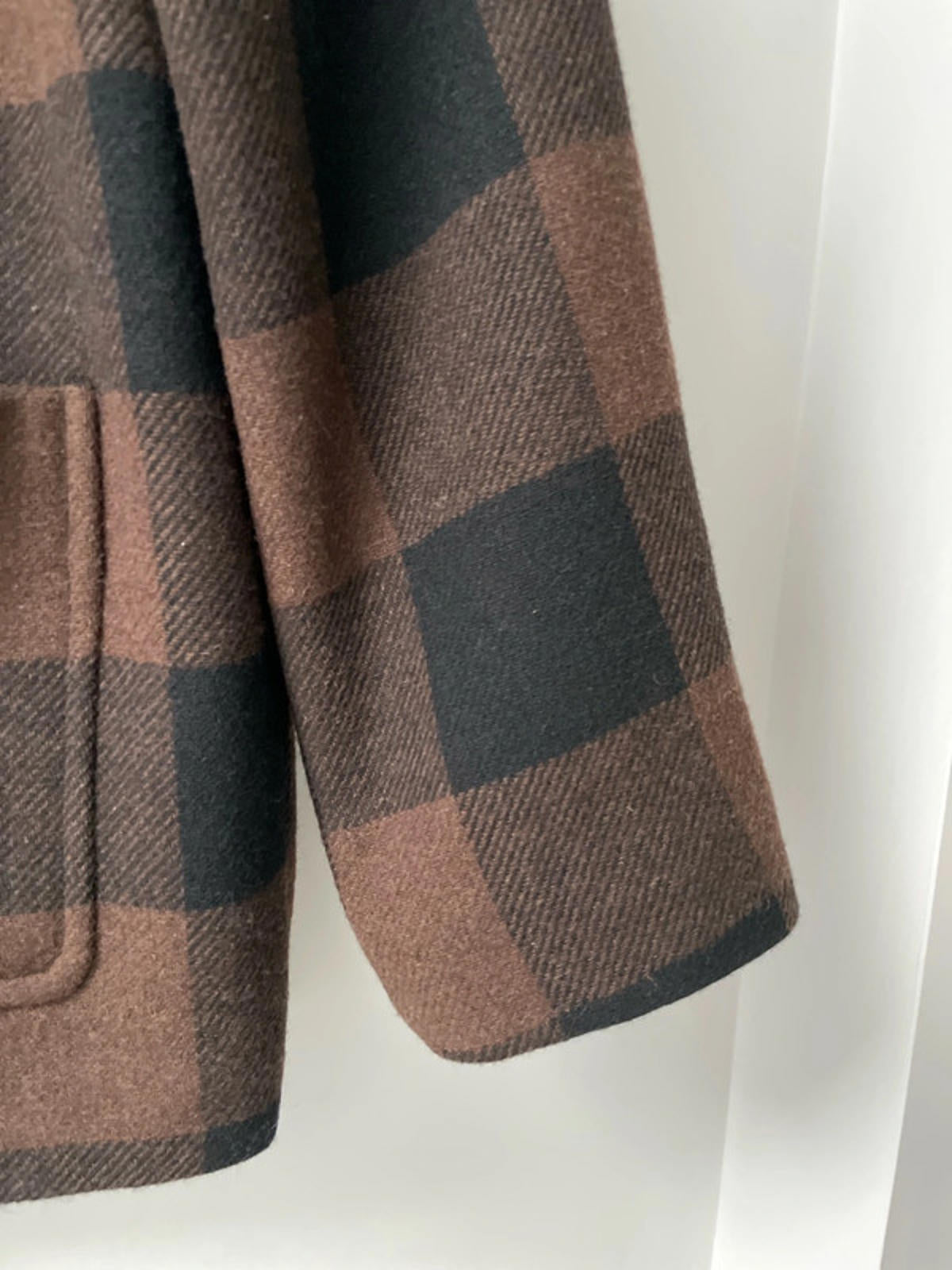 Men’s Tommy Hilfiger Premium Wool Checked Jacket In Brown - Medium - 2428 - £300 RRP