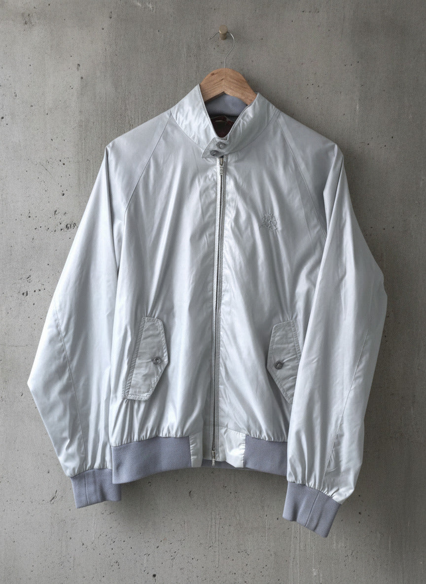 Men’s Baracuta G9 Premium Harrington Jacket Coat In Grey - Large - 2127