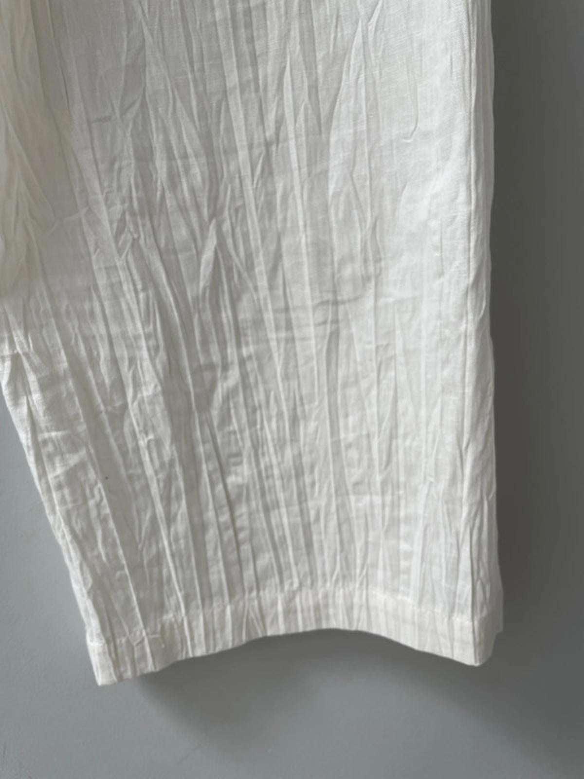 Women’s Mango Premium Linen Trousers Bottoms In Off White - W28/L26 - 1227
