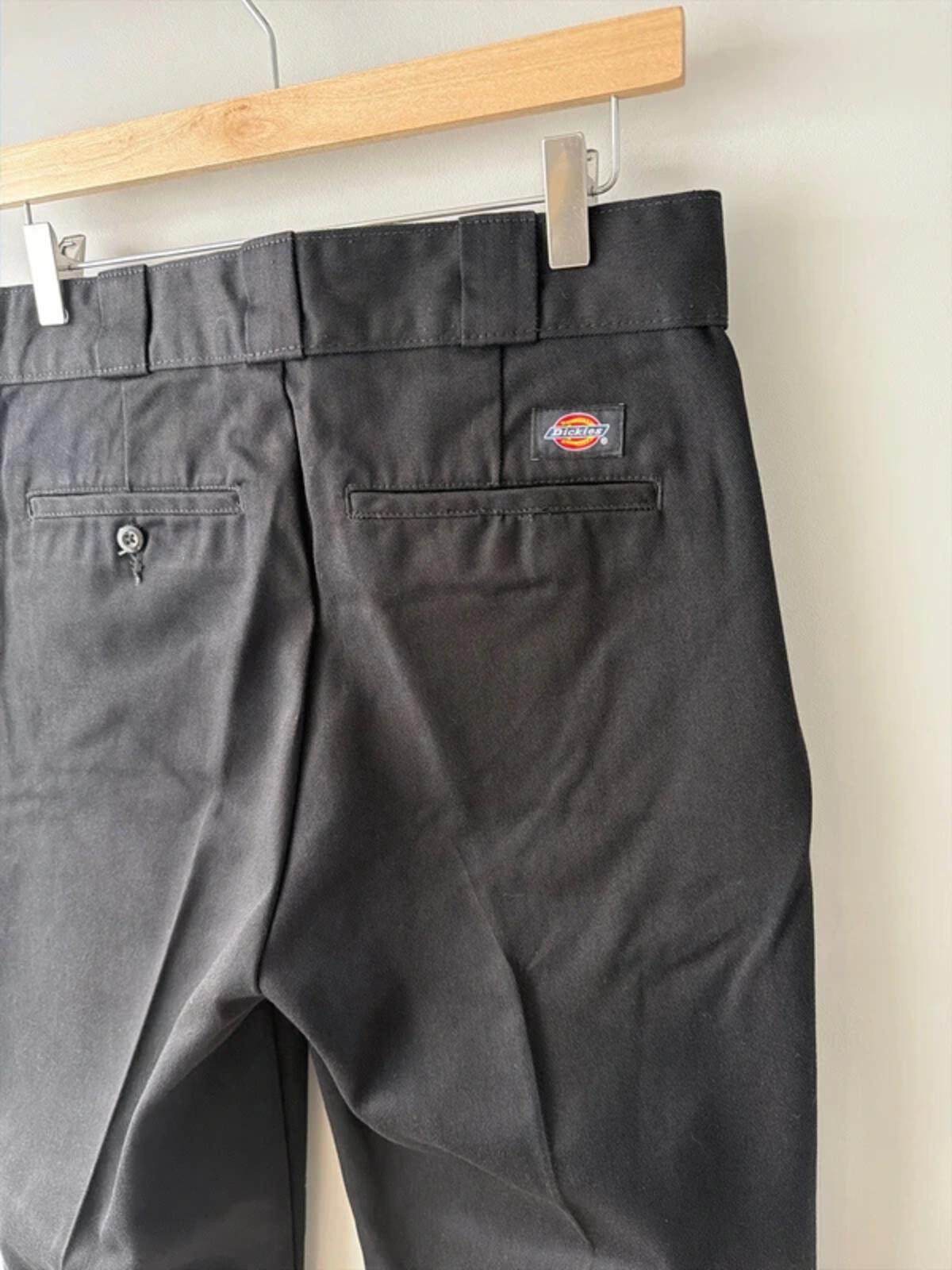 Women’s Dickies Elizaville Straight Leg Chino Trouser In Black - W28/L29 - 3376