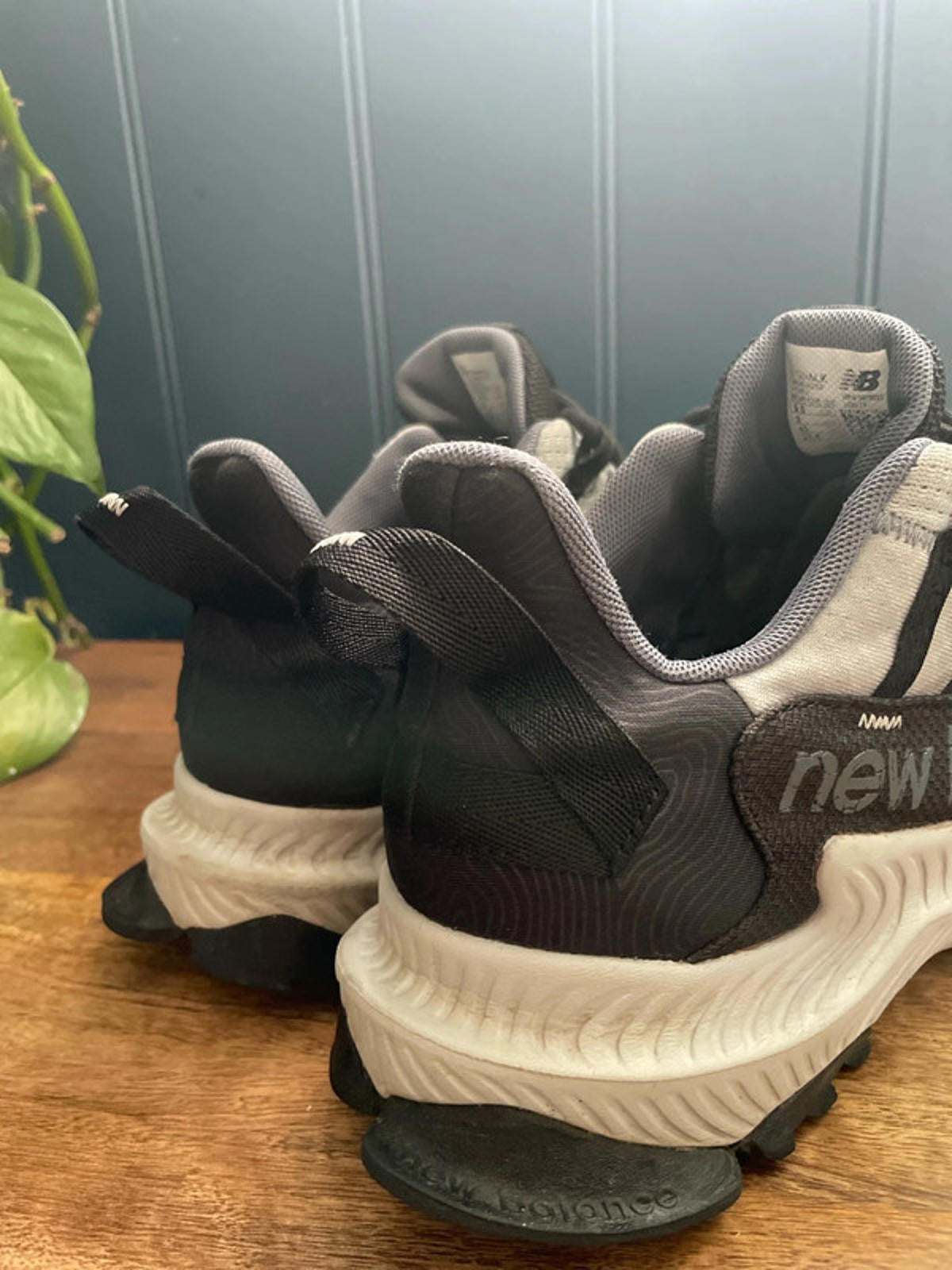 Men's New Balance Shando Chunky Sole Trainers In Black/White - UK 9 - 1635