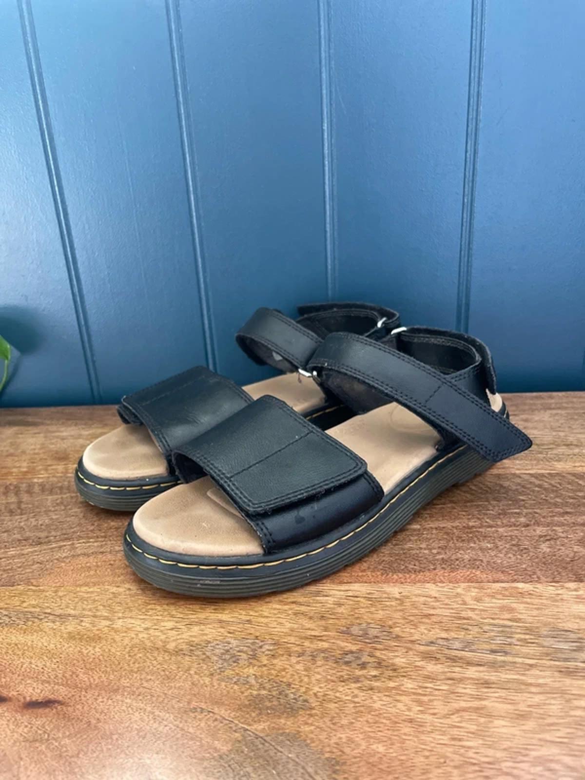 Women’s Dr Martens Romi Y Leather Straps Sandals in Black - UK5 - 3044