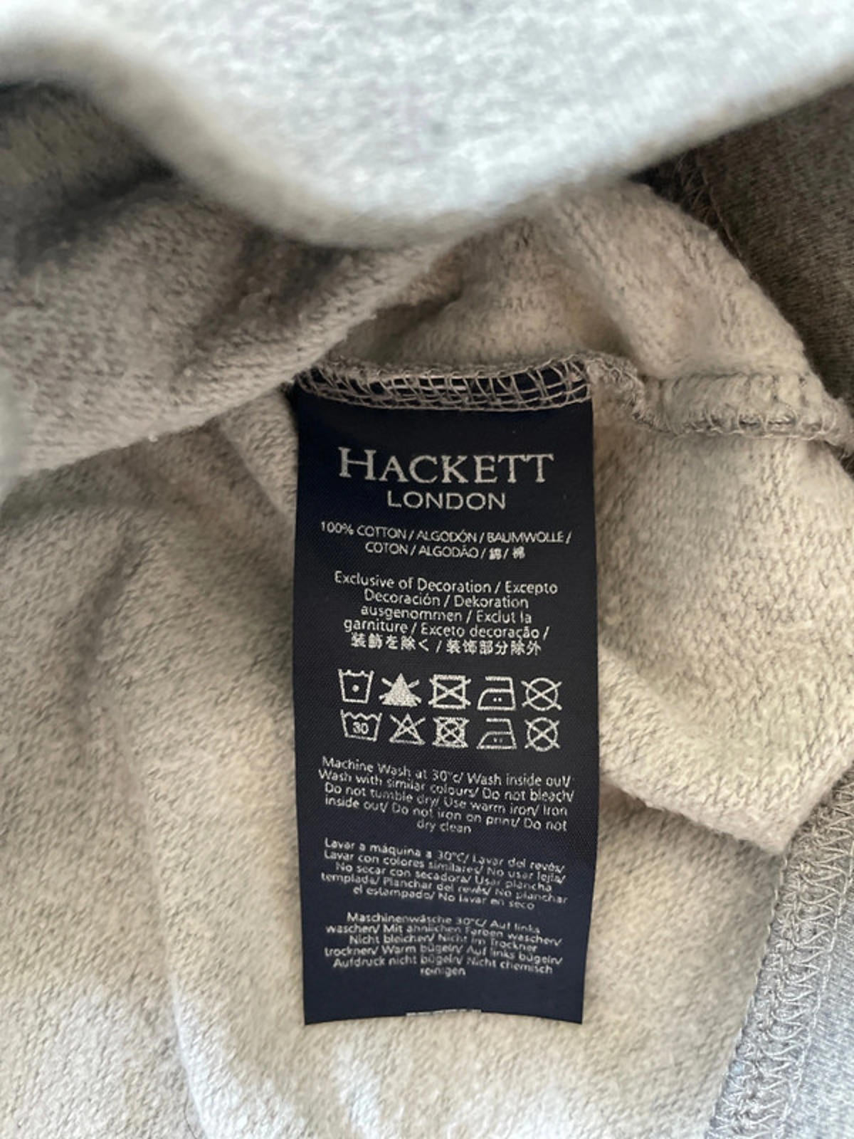 Mens Hackett London Classic Crew Neck Sweatshirt Jumper In Grey - XLarge- 2105