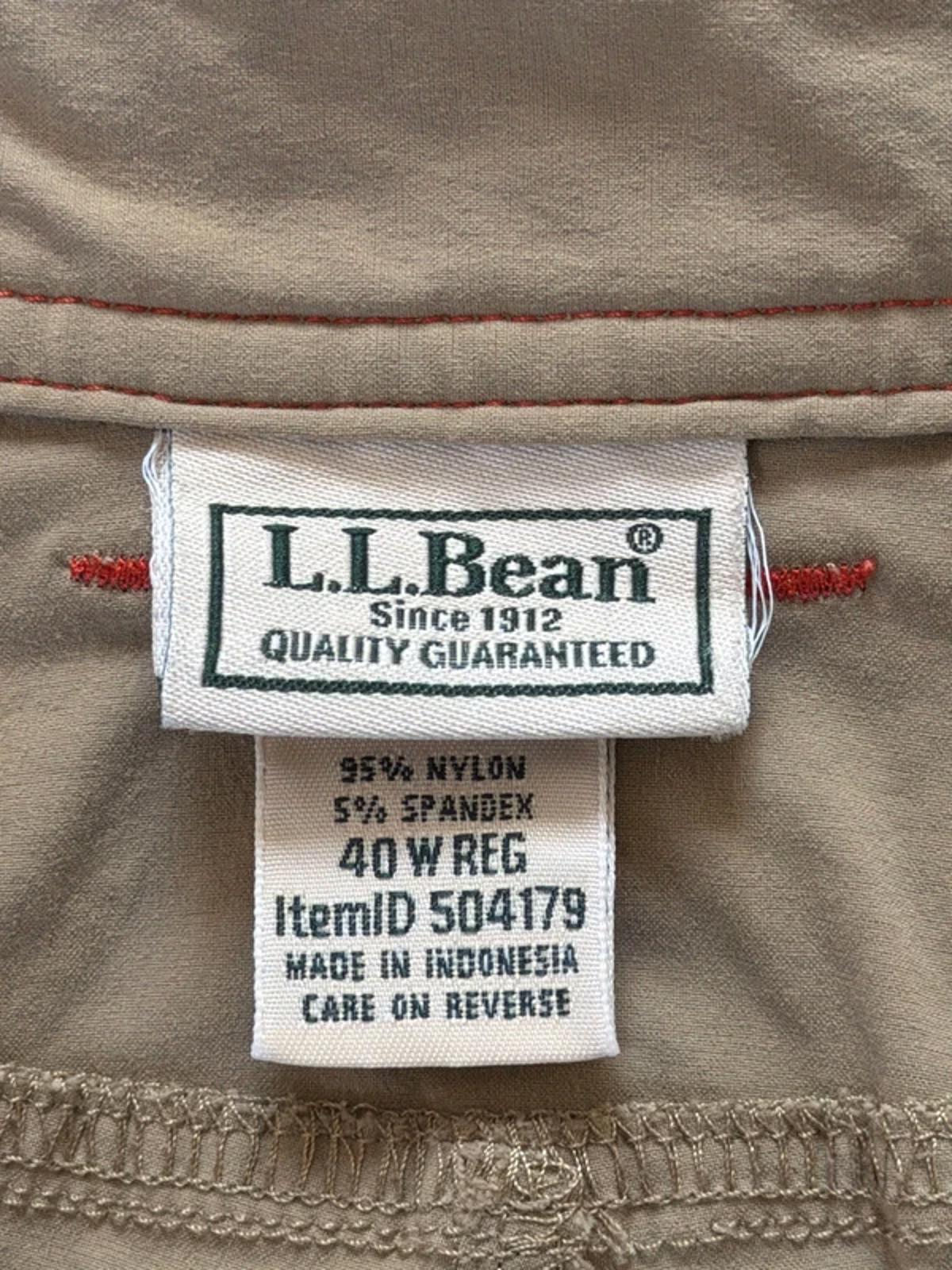 Men’s L.L.Bean Cresta Cargo Shorts In Beige - W40 - 3264