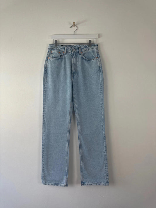 Women’s Weekday Voyage High Waisted Straight Fit Jeans - W27 / L30 - 1317