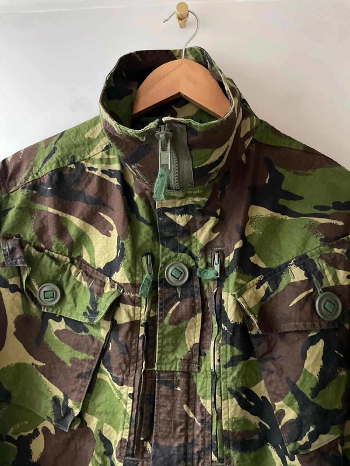 Mens DPM Camo M65 Military Field Jacket Size 170/88 In Green - Medium - 2756