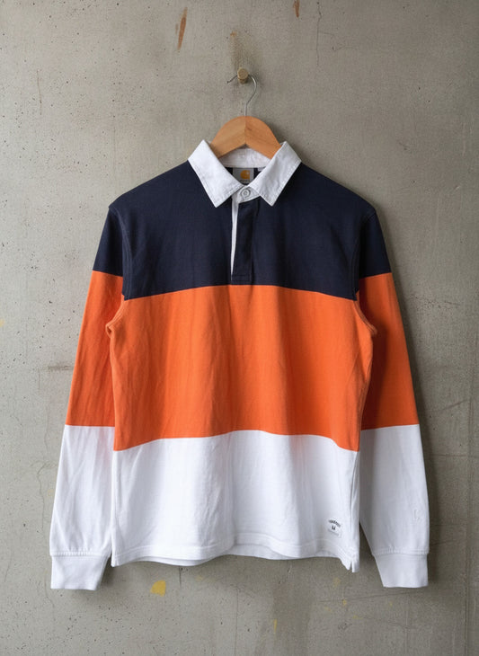 Men’s Carhartt Long Sleeve Rugby Polo Top - Medium - 3553