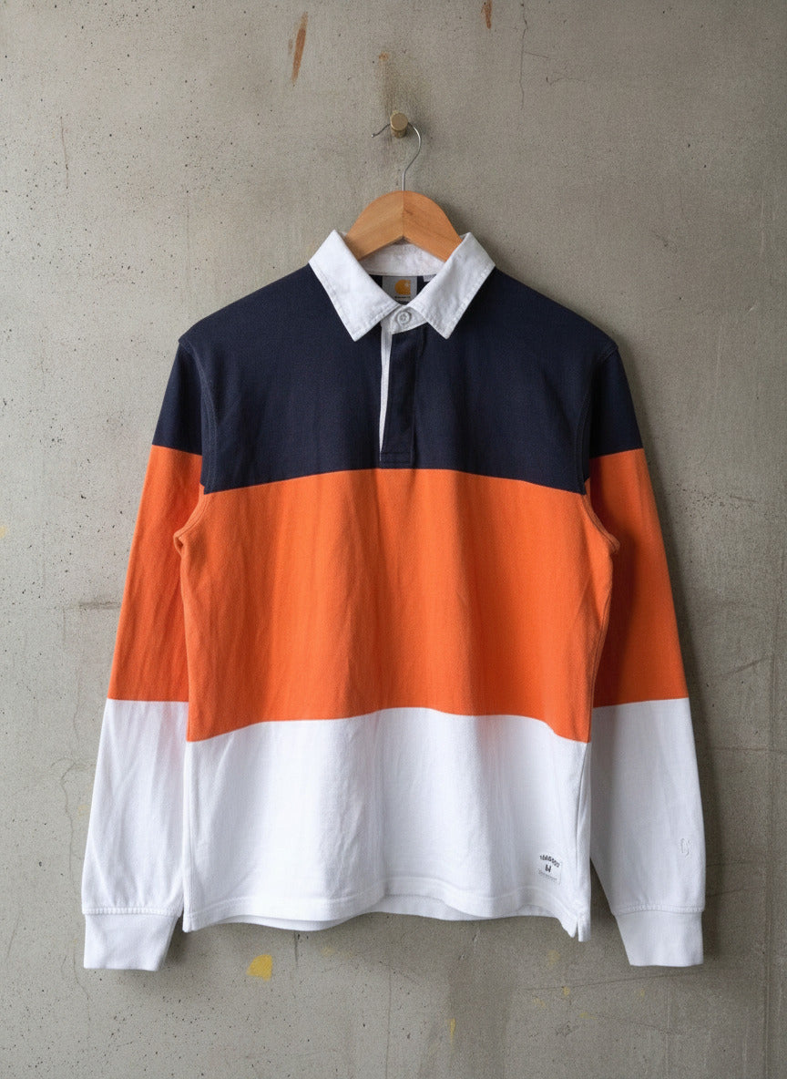 Men’s Carhartt Long Sleeve Rugby Polo Top - Medium - 3553