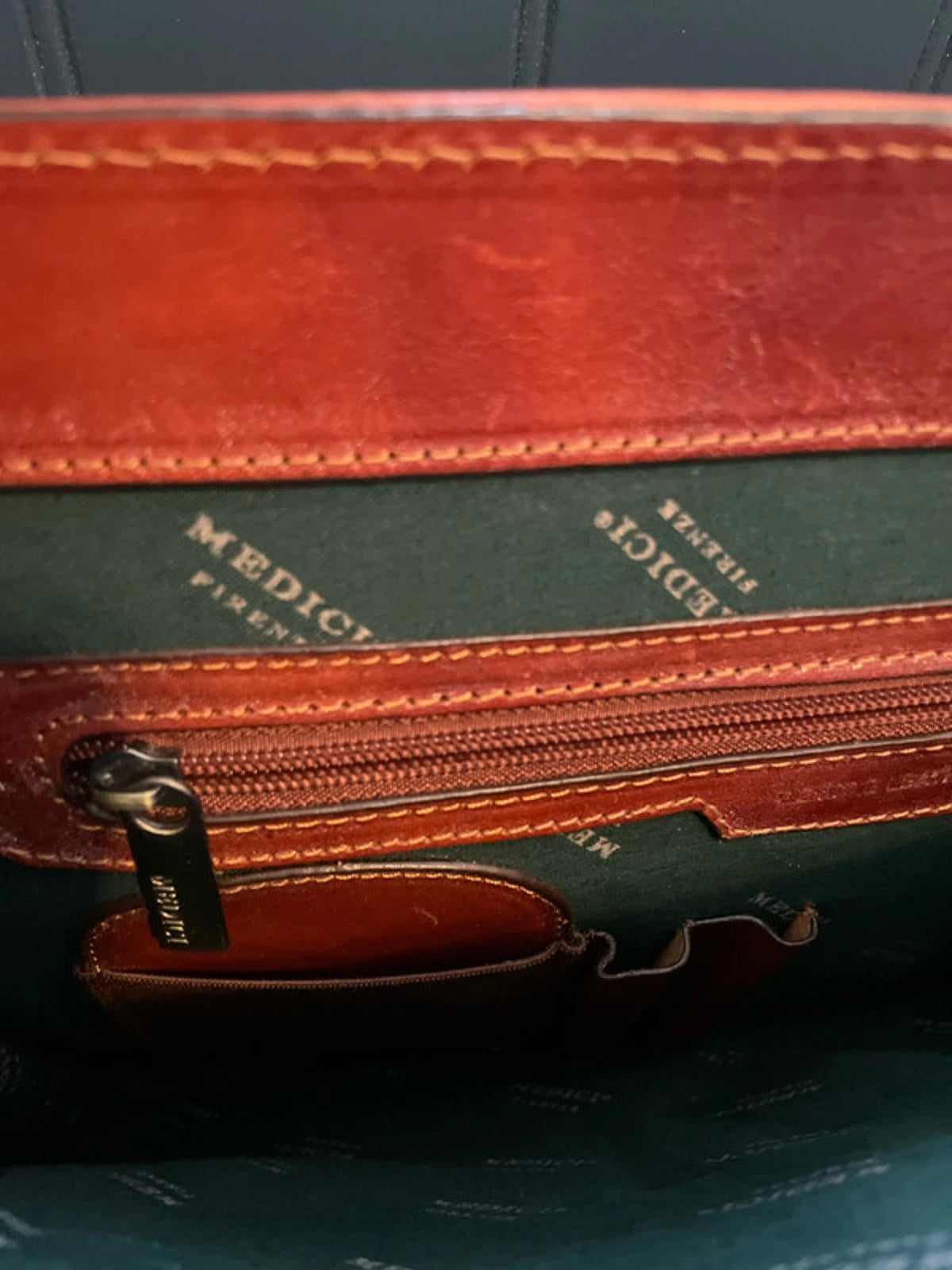 Men’s Medici Vintage Made In Italy Leather Bag Holdall In Brown - 2730