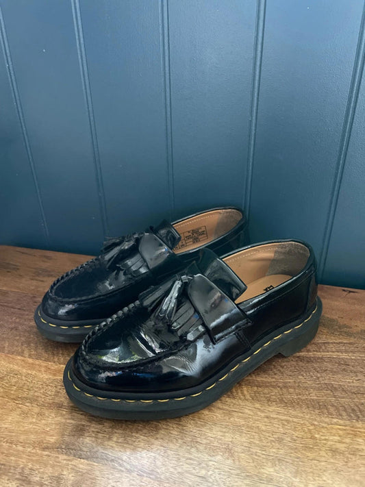 Women’s Dr Martens Patent Tassel Loafers With Chunky Sole - UK5 - 1926