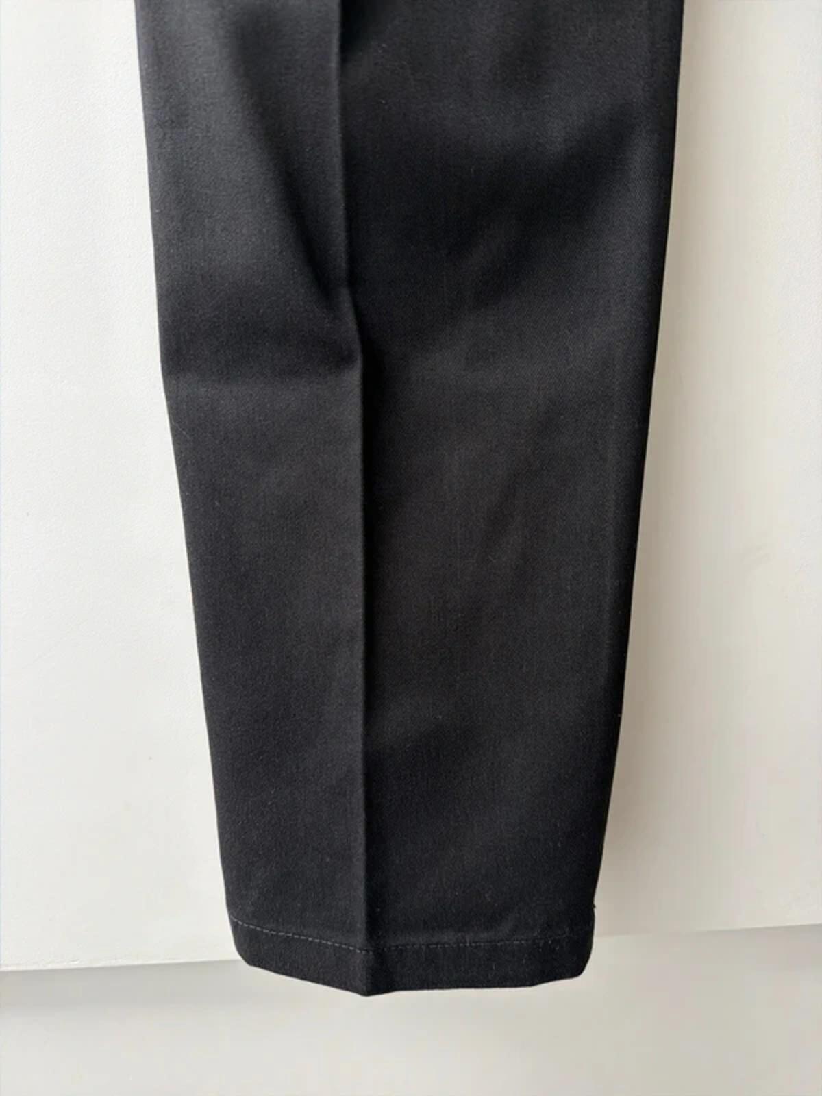 Women’s Dickies Elizaville Straight Leg Chino Trouser In Black - W28/L29 - 3377