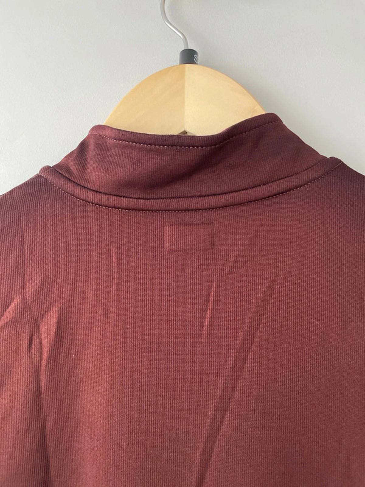 Men’s Rapha Club Merino Wool Cycling Jersey Top In Burgundy - Small - 2317