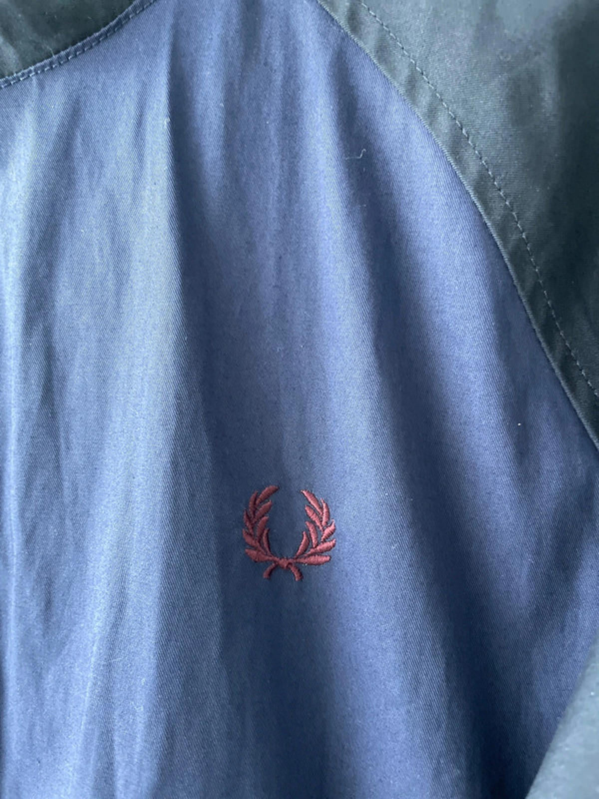 Men’s Fred Perry Premium Harrington Jacket Coat In Navy - Small - 2116