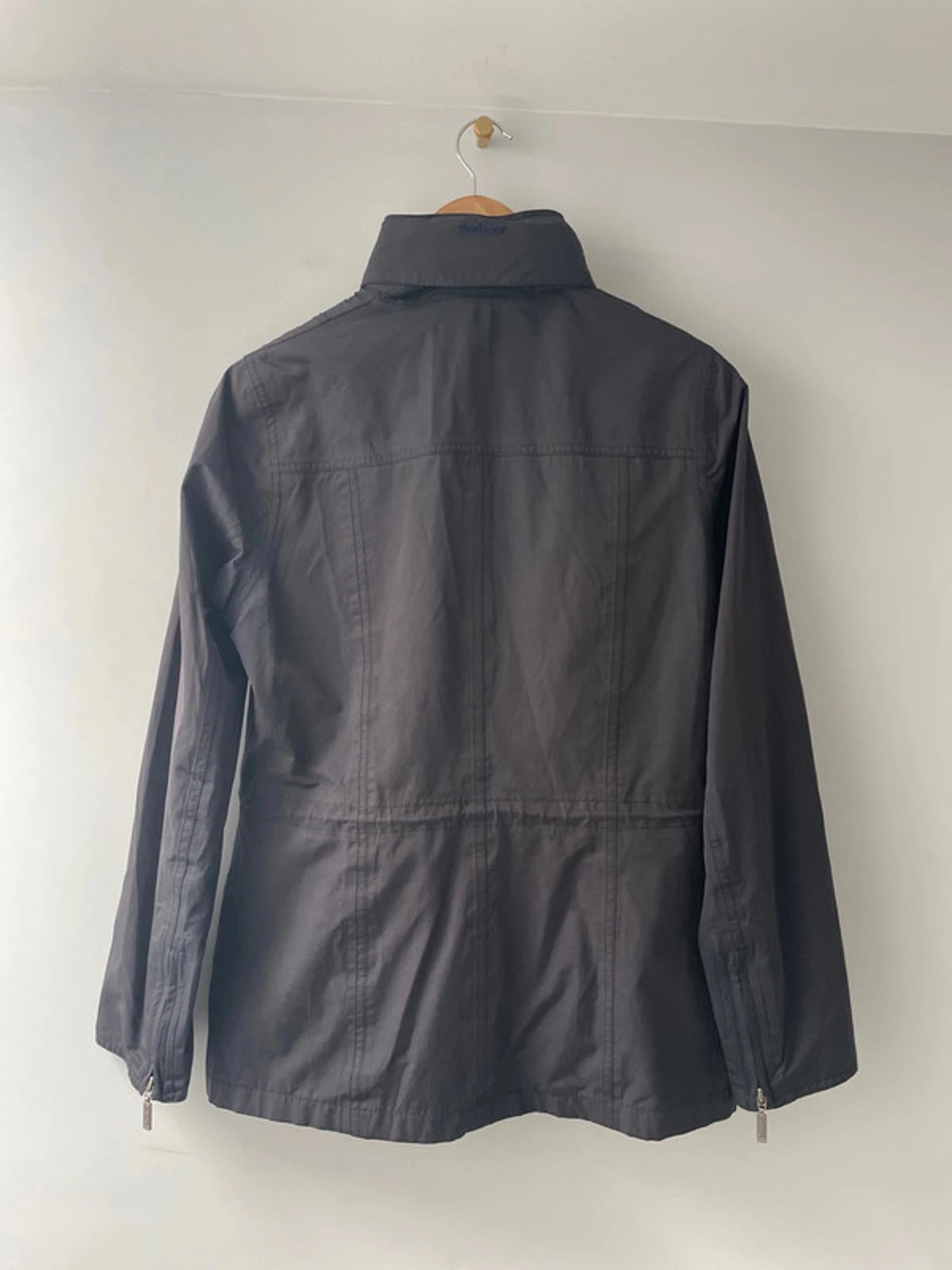 Women’s Barbour Waterproof And Breathable Jacket Packable Hood In Black - UK 12 - 2241