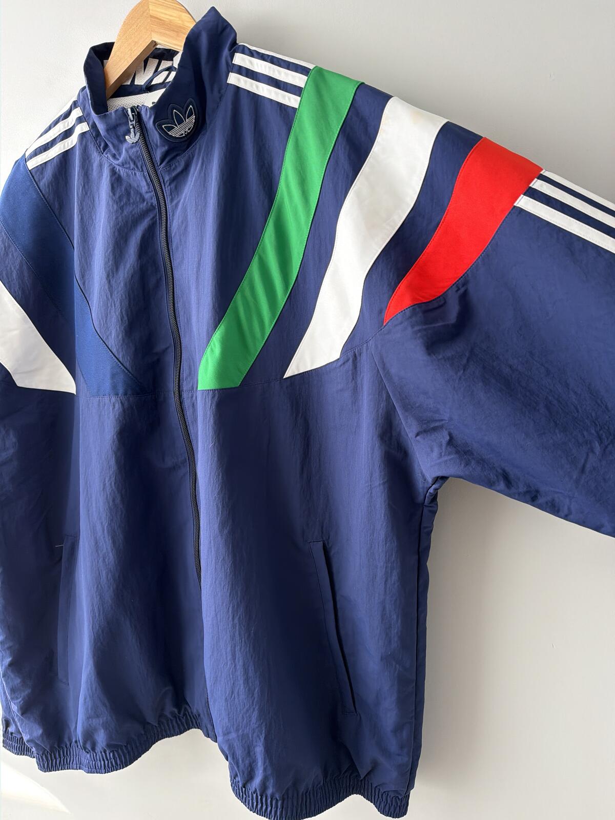 Mens Adidas Oversized Fit MUS Balanta 96 Retro Track Jacket - XLarge - 3510