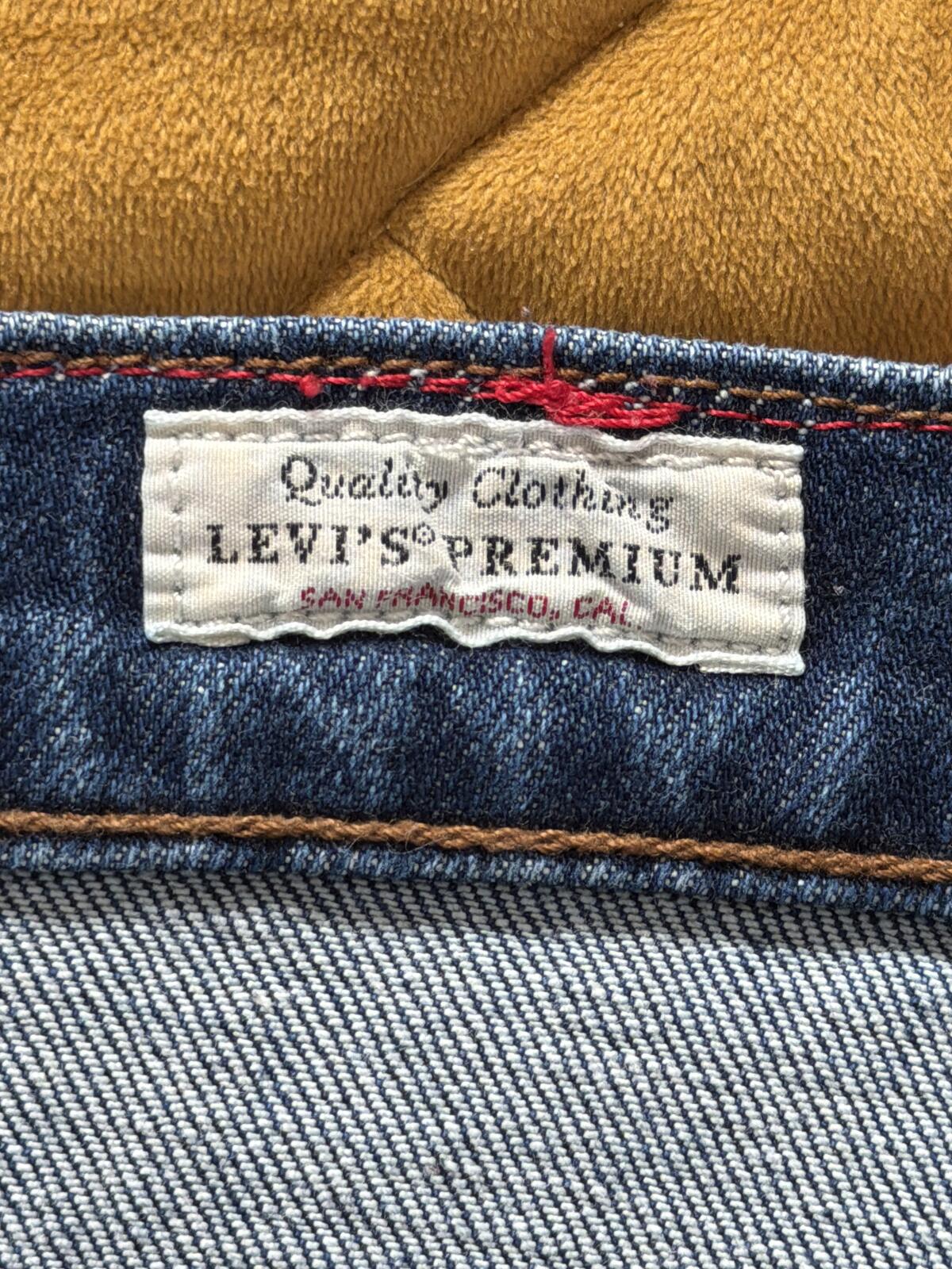 Mens Levi's Engineered LEJ 512 Slim Twist Fit Jeans In Navy - W34/L34 - 3512