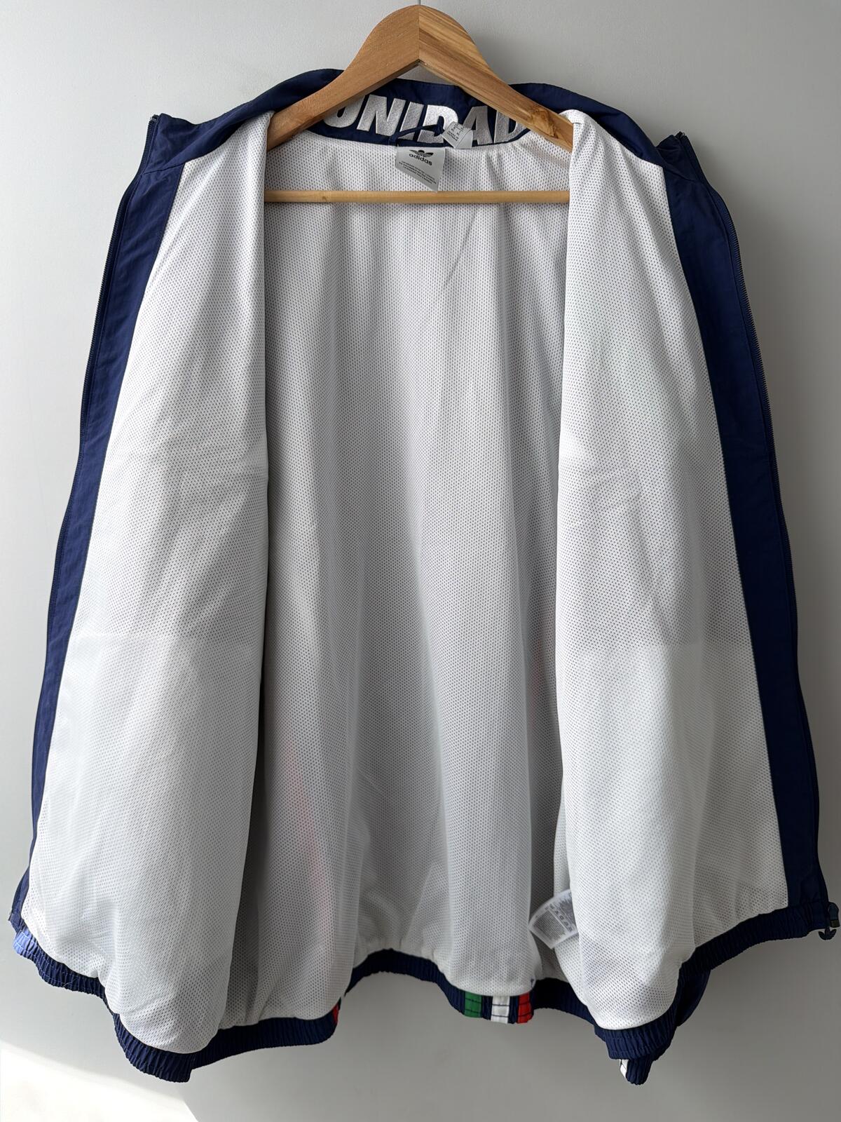 Mens Adidas Oversized Fit MUS Balanta 96 Retro Track Jacket - XLarge - 3510