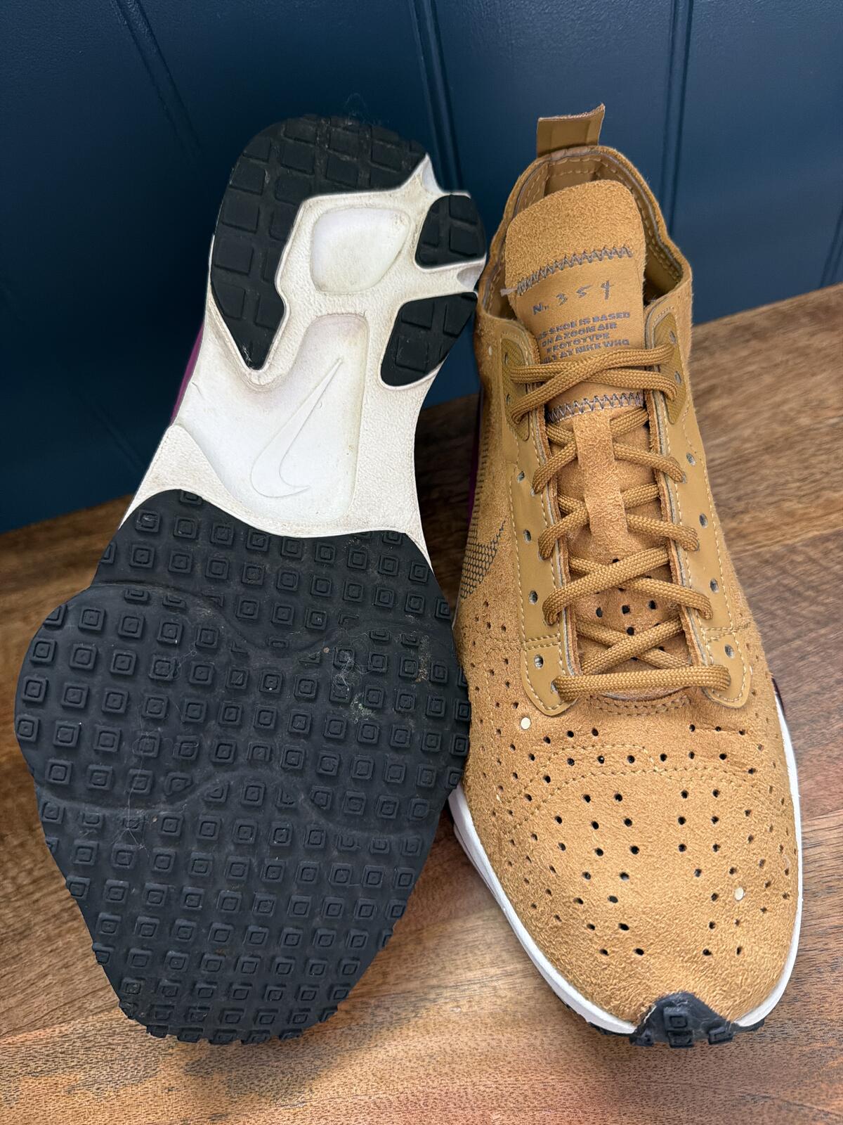 Womens Nike Air Zoom Type Suede Trainers In Tan - UK6 - 3540