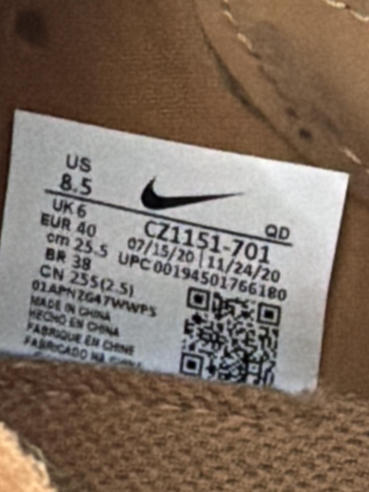 Womens Nike Air Zoom Type Suede Trainers In Tan - UK6 - 3540