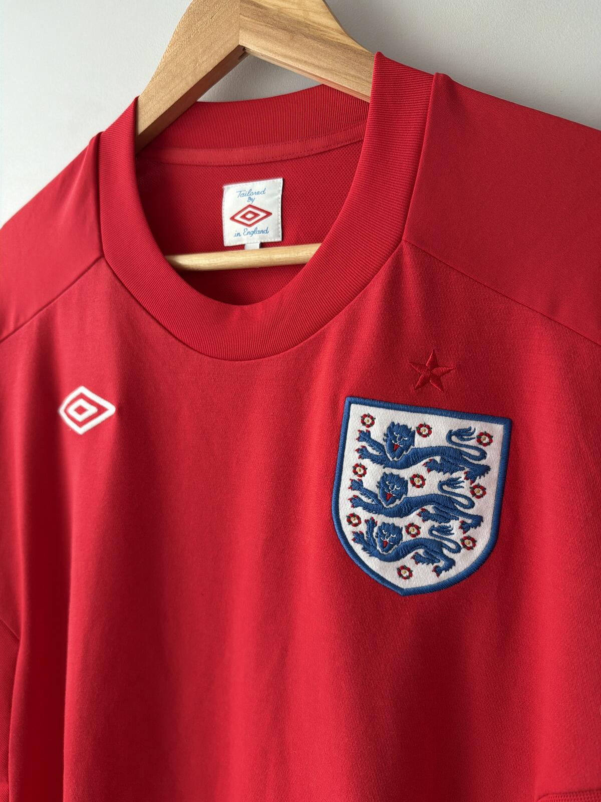 Mens England Football Team 2010/11 Away Jersey Top - Large - 3499