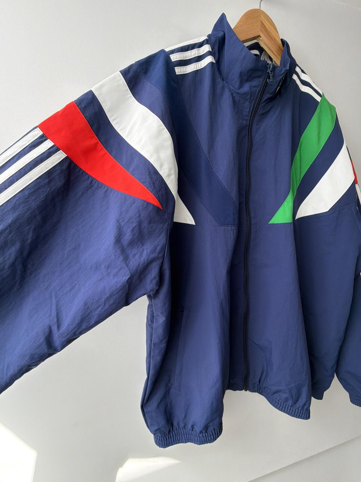Mens Adidas Oversized Fit MUS Balanta 96 Retro Track Jacket - XLarge - 3510