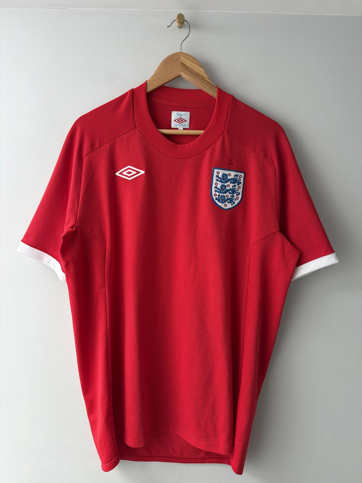 Mens England Football Team 2010/11 Away Jersey Top - Large - 3499