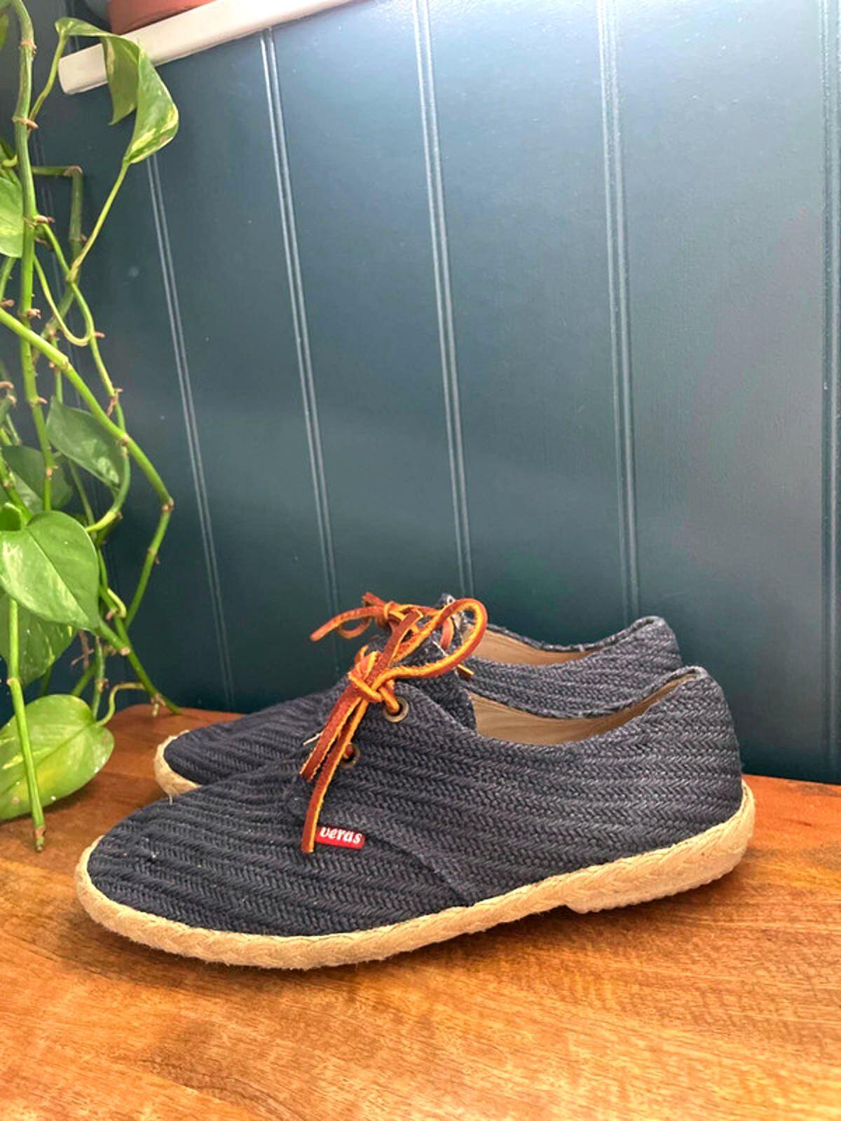 Men’s Veras Woven Navy Espadrille Shoes In Navy - UK 9 - 1612