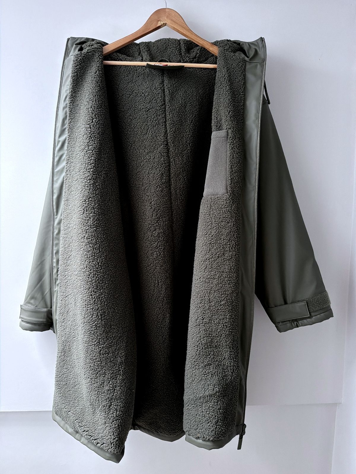 Men’s Hunter Cocoon Cloak Fleece Lined Waterproof Parka In Geen  - Medium - 3652