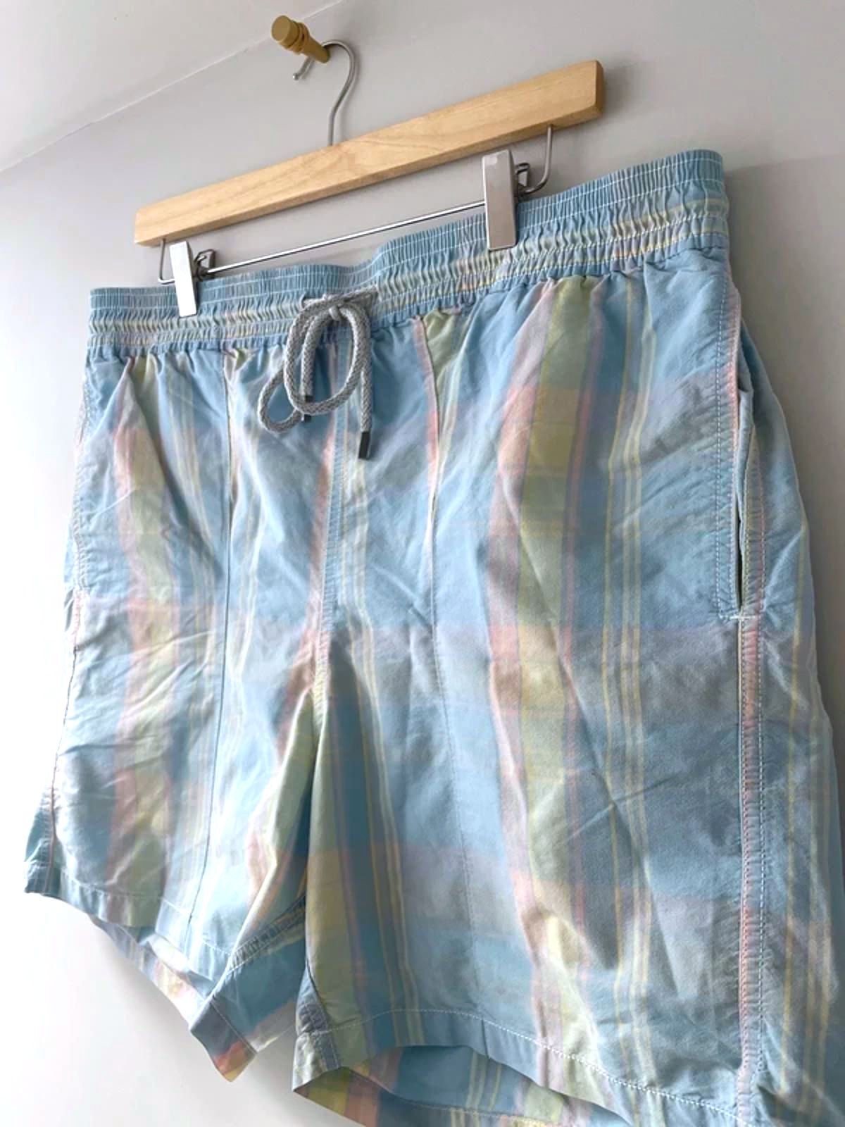 Men’s Vilebrequin Designer Checked Swim Shorts in Blue - XXXLarge - 3114