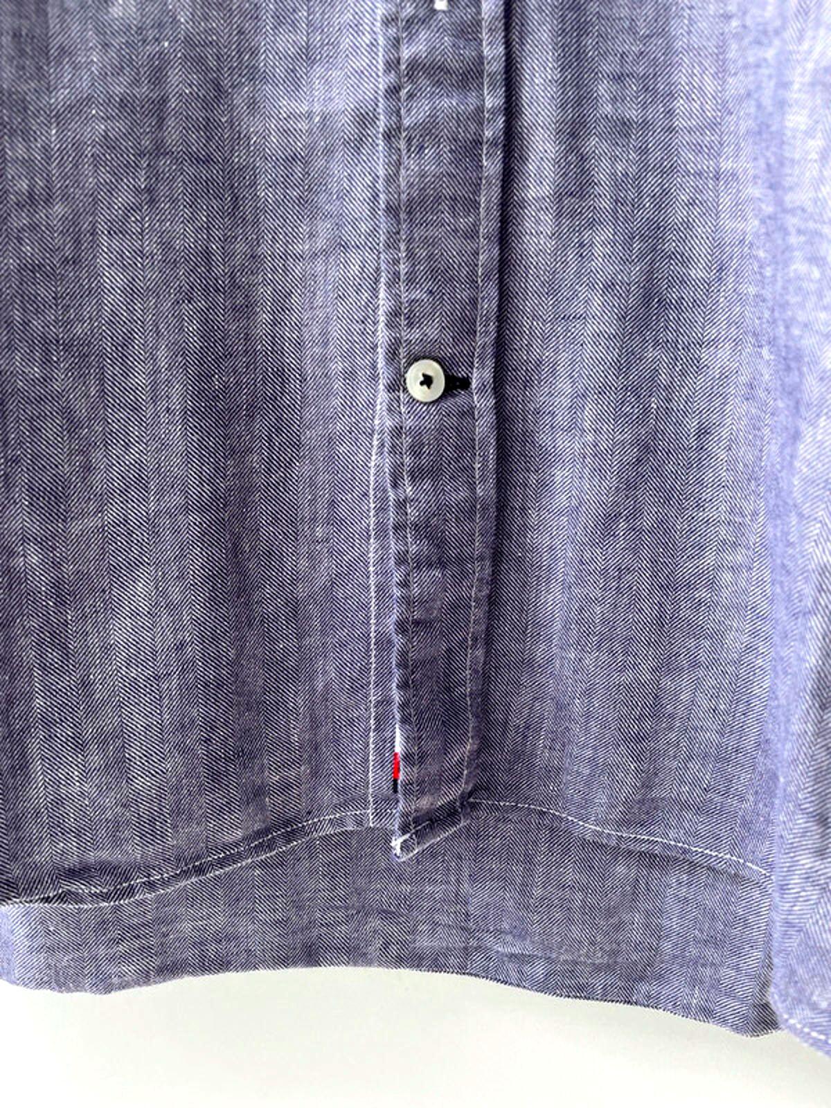 Men’s Tommy Hilfiger Premium Linen Shirt In Navy - XSmall - 1646