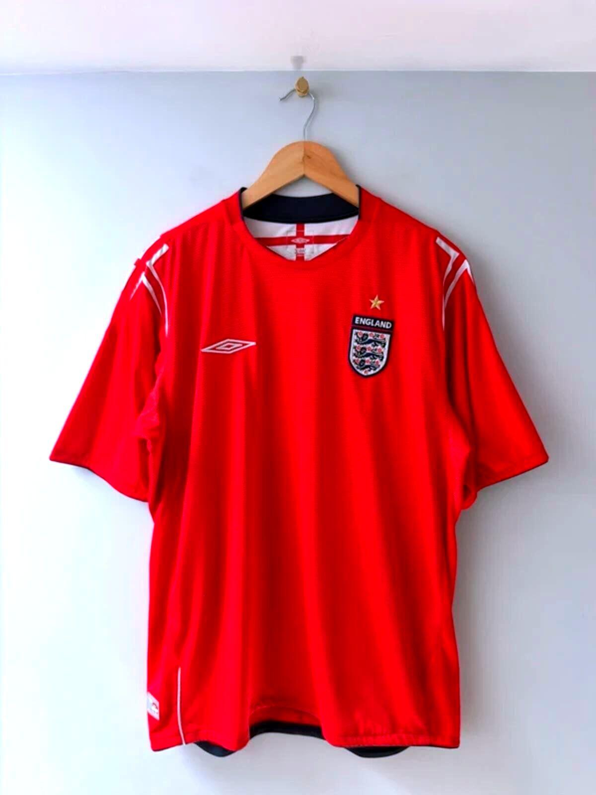 Mens England 2004/06 Football Shirt Top - XLarge - 3547