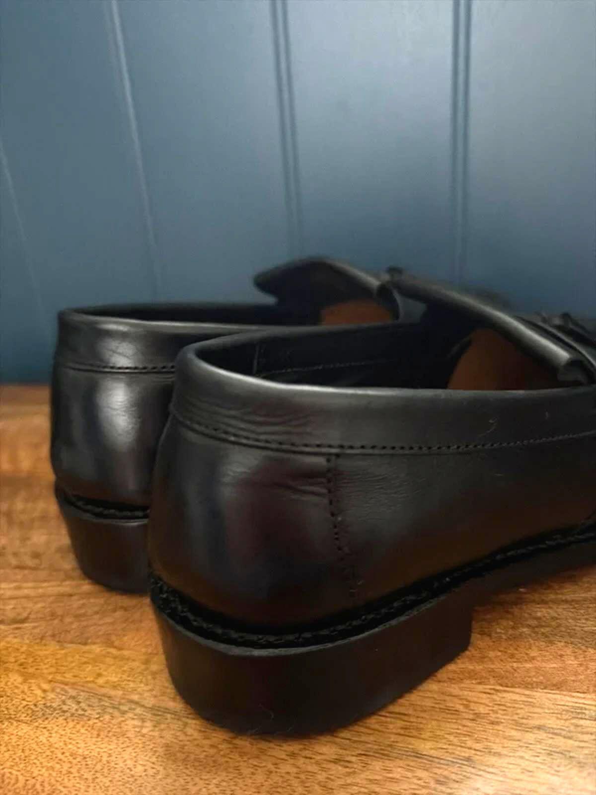 Women’s Samuel Windsor Premium Leather Tassel Loafers In Black - Uk6.5 - 3297