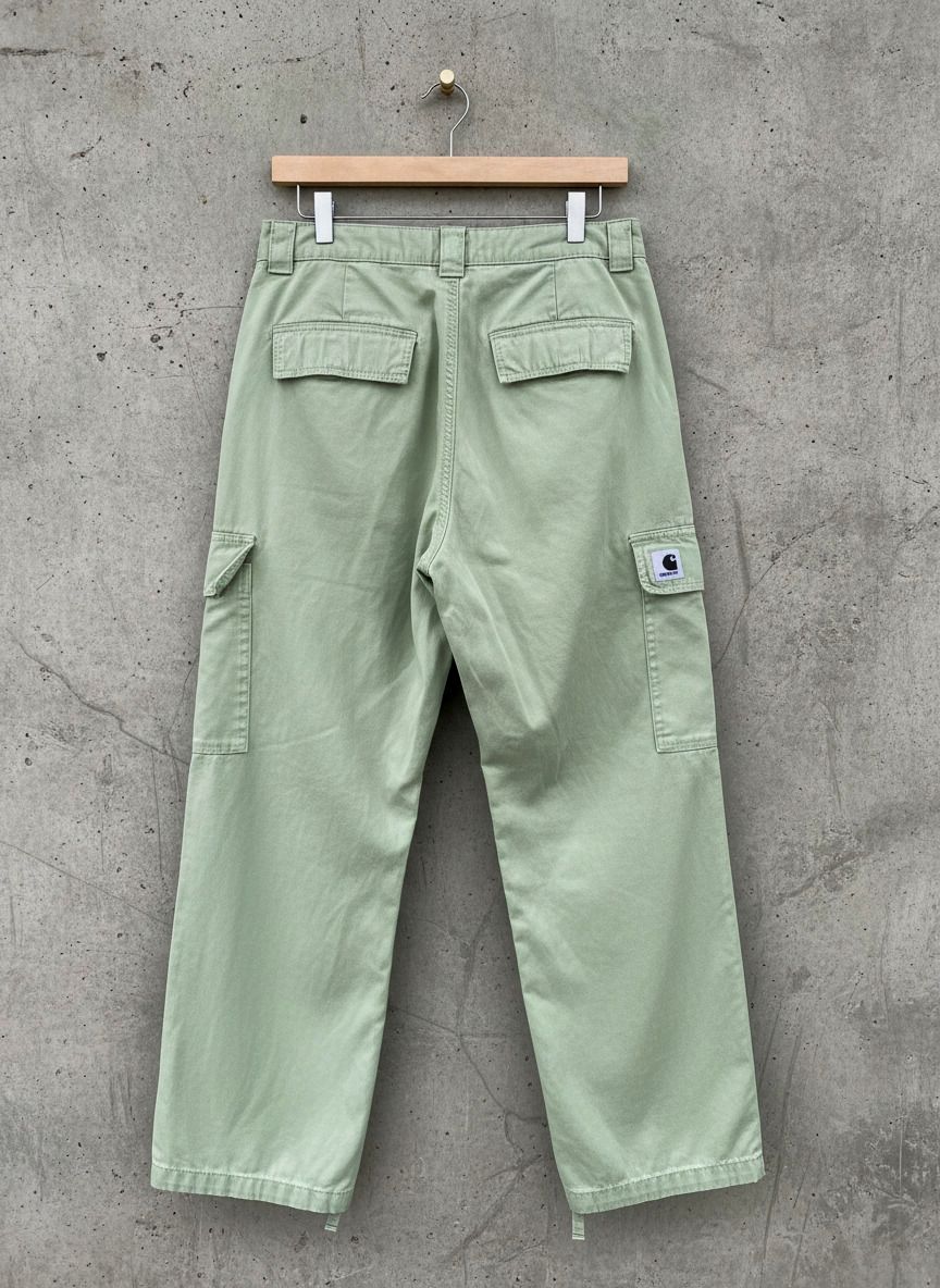 Women’s Carhartt W Kingston Cargo Trousers In Green - W26/L29 - 2961