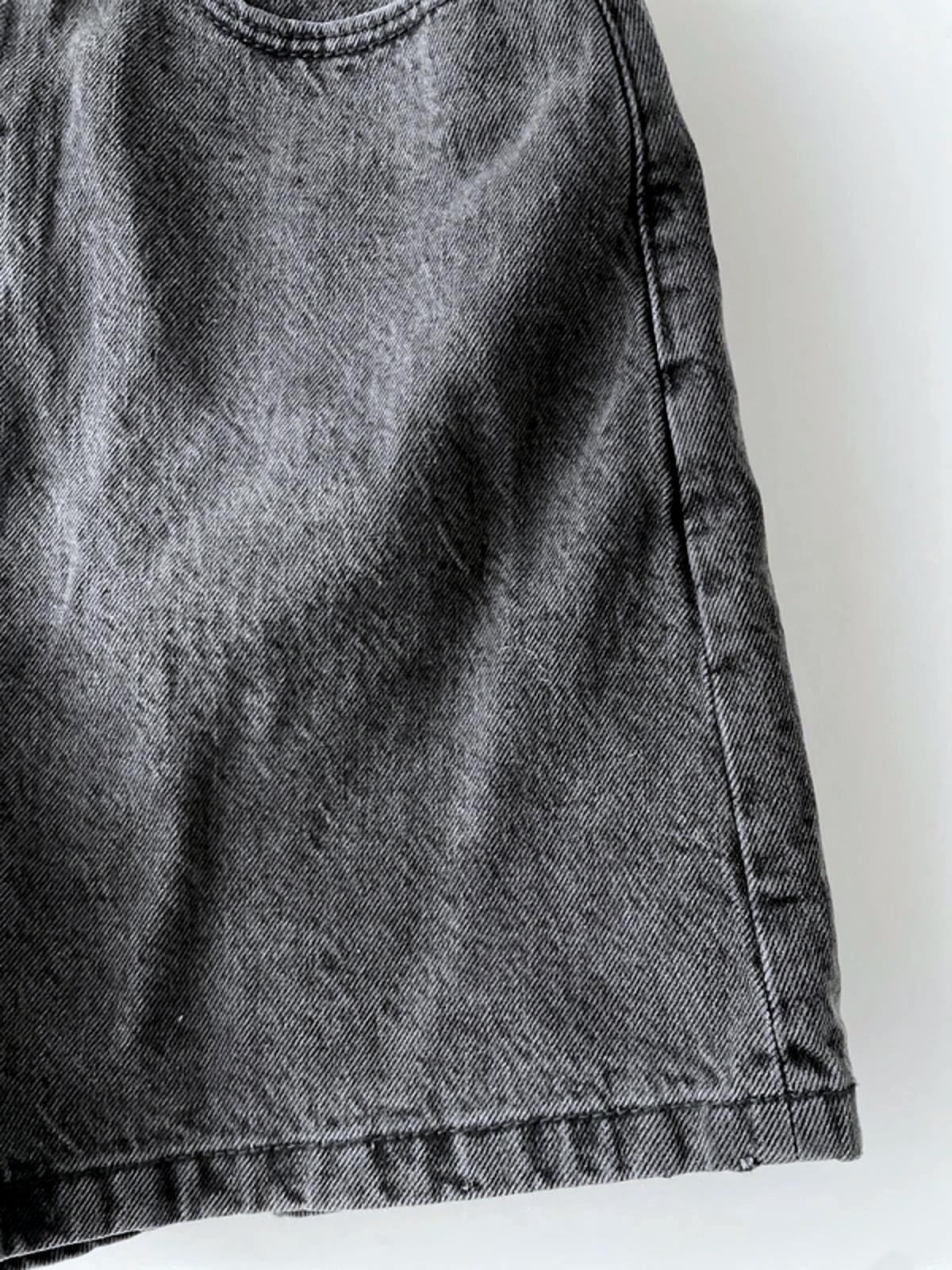 Women’s Abercrombie & Fitch The Loose Short High Rise Shorts In Black - W25/L6 - 3083