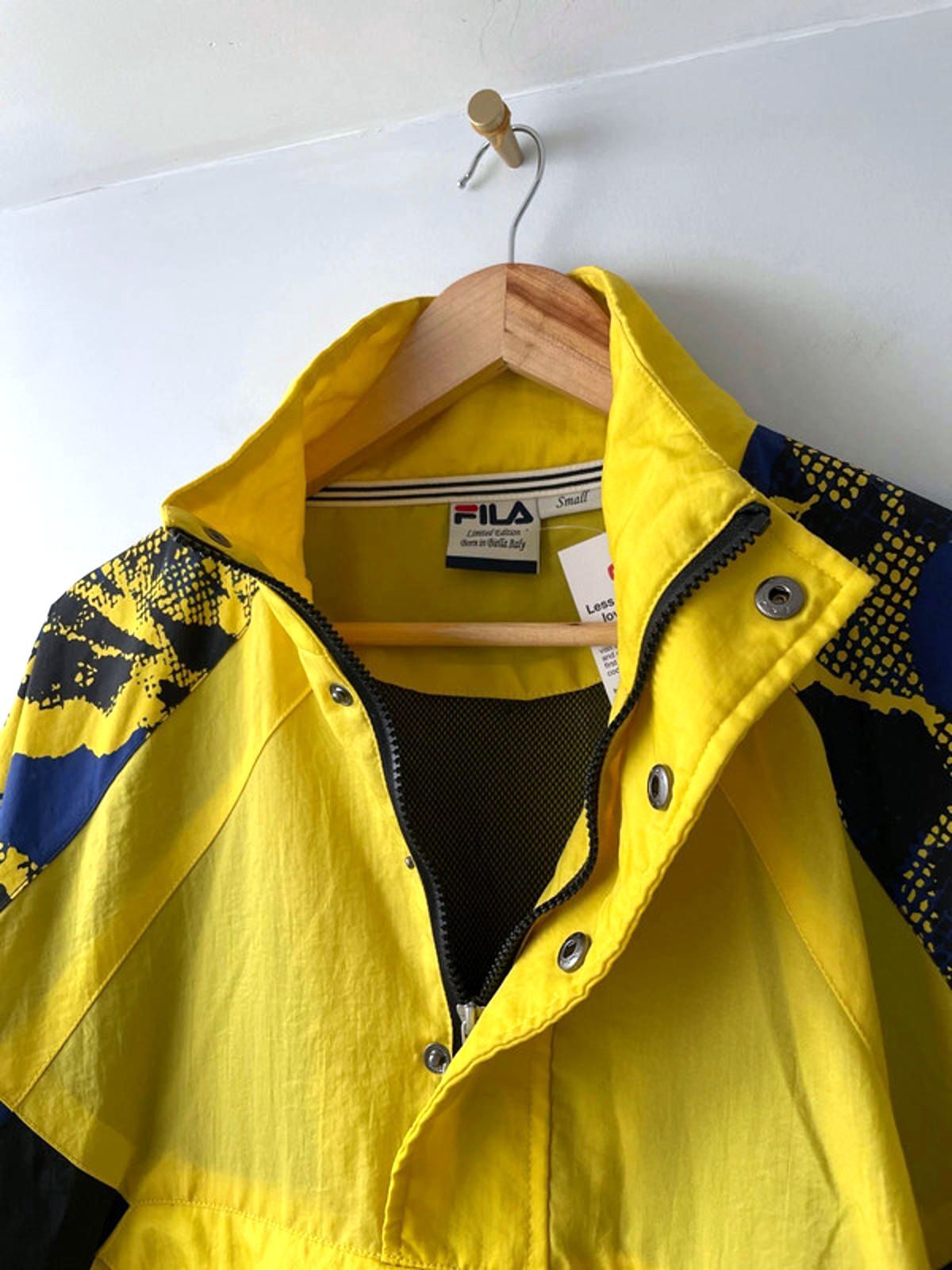 Men’s Fila Oversized Fit 1/4 Zip Retro Windbreaker Jacket - Small - 2065