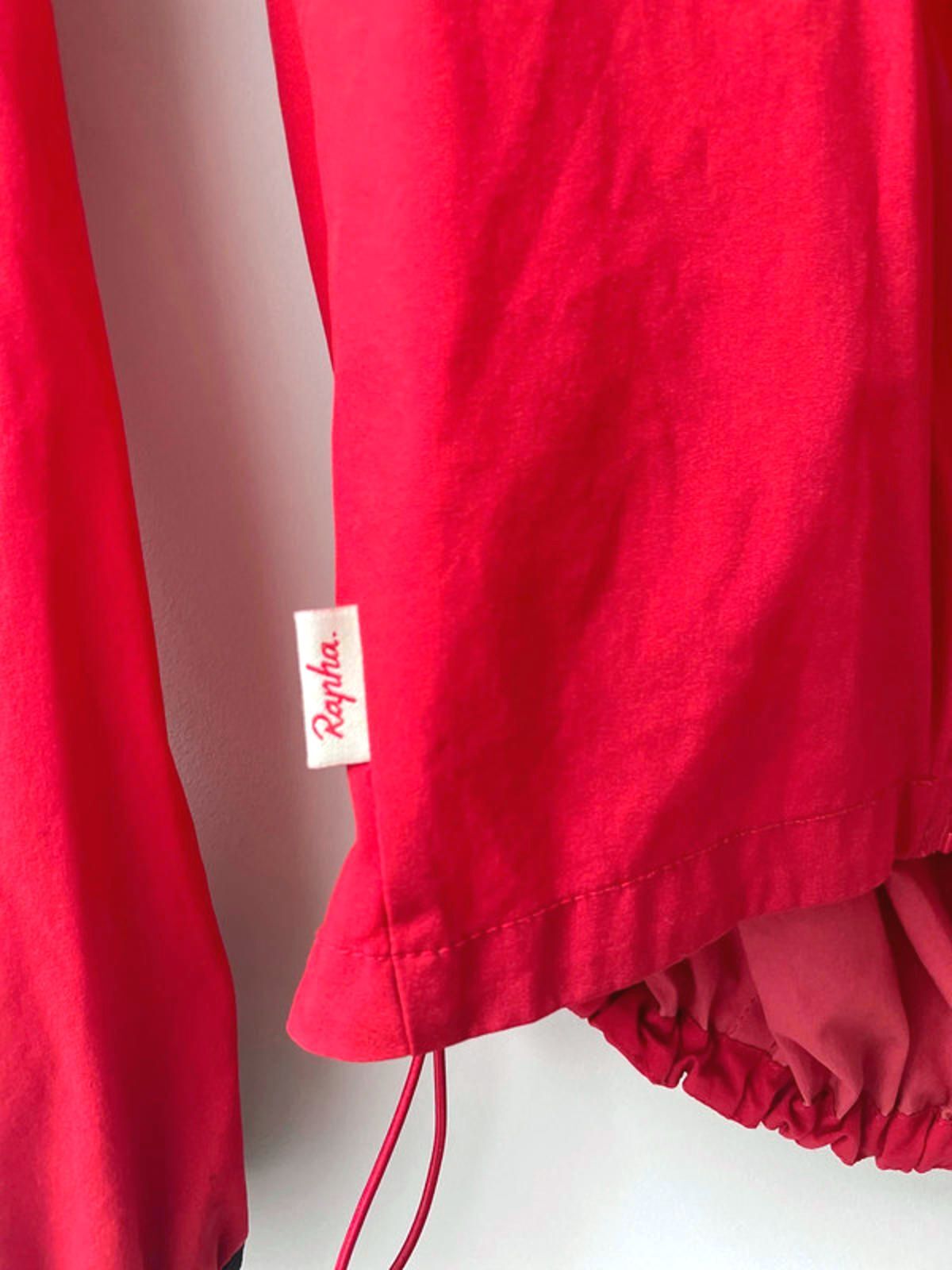 Women’s Rapha Zip Through Windbreaker Cycling Jacket In Red - UK14 - 1824