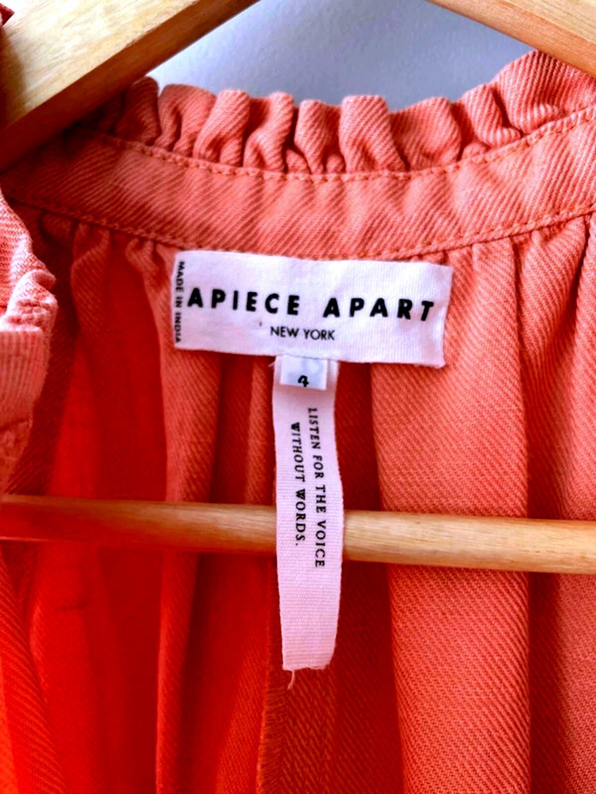 Women’s Apiece Apart Premium Jumpsuit In Peach - Small - 1467