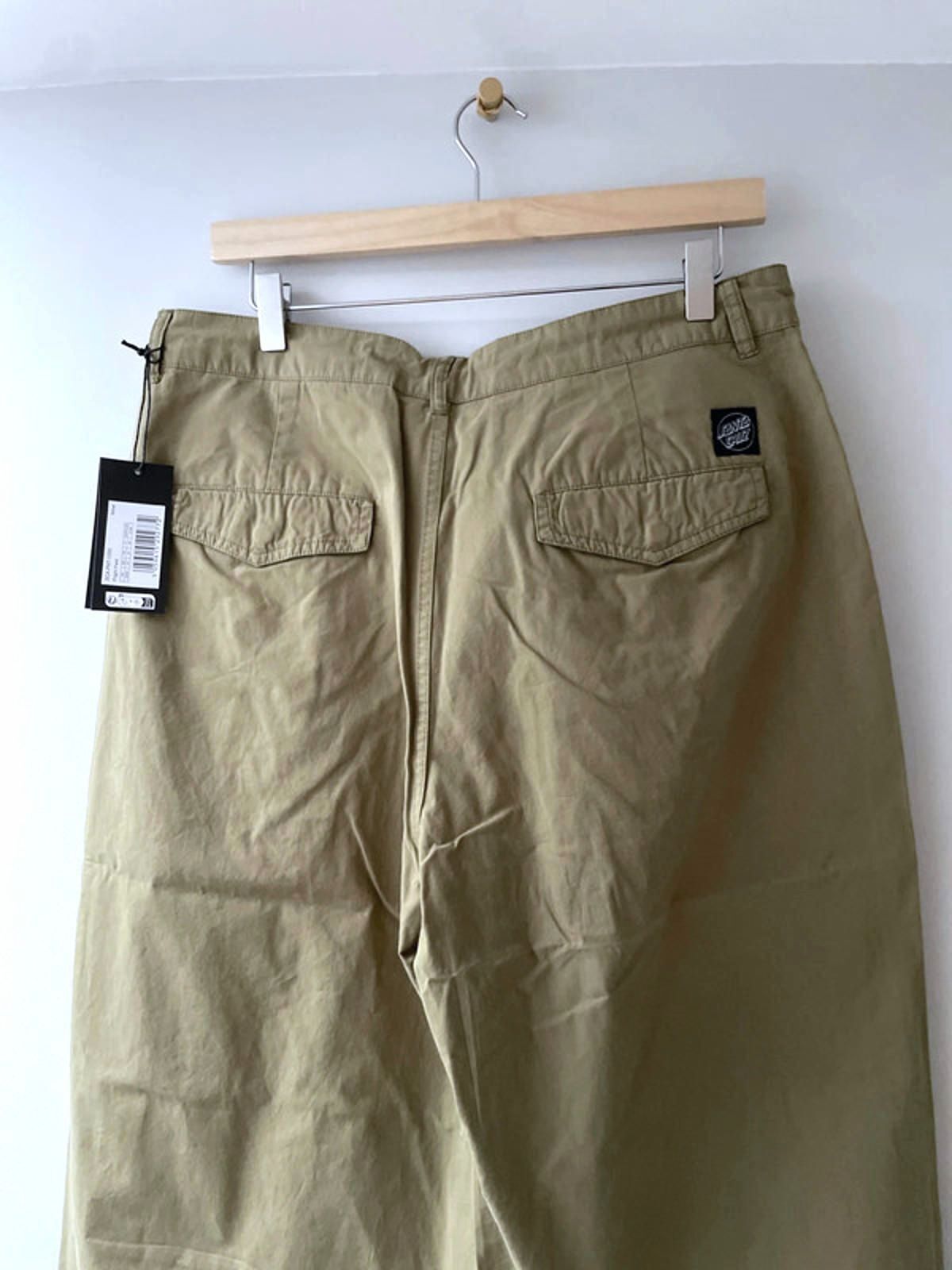 Men’s Santa Cruz Wide Leg Baggy Fit Flight Pants in Khaki - W32/L29 - 2763
