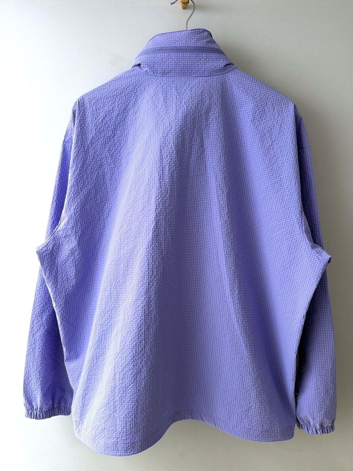 Men’s Adidas Oversized Fit Half Zip Pullover Jacket In Purple - Medium - 3569